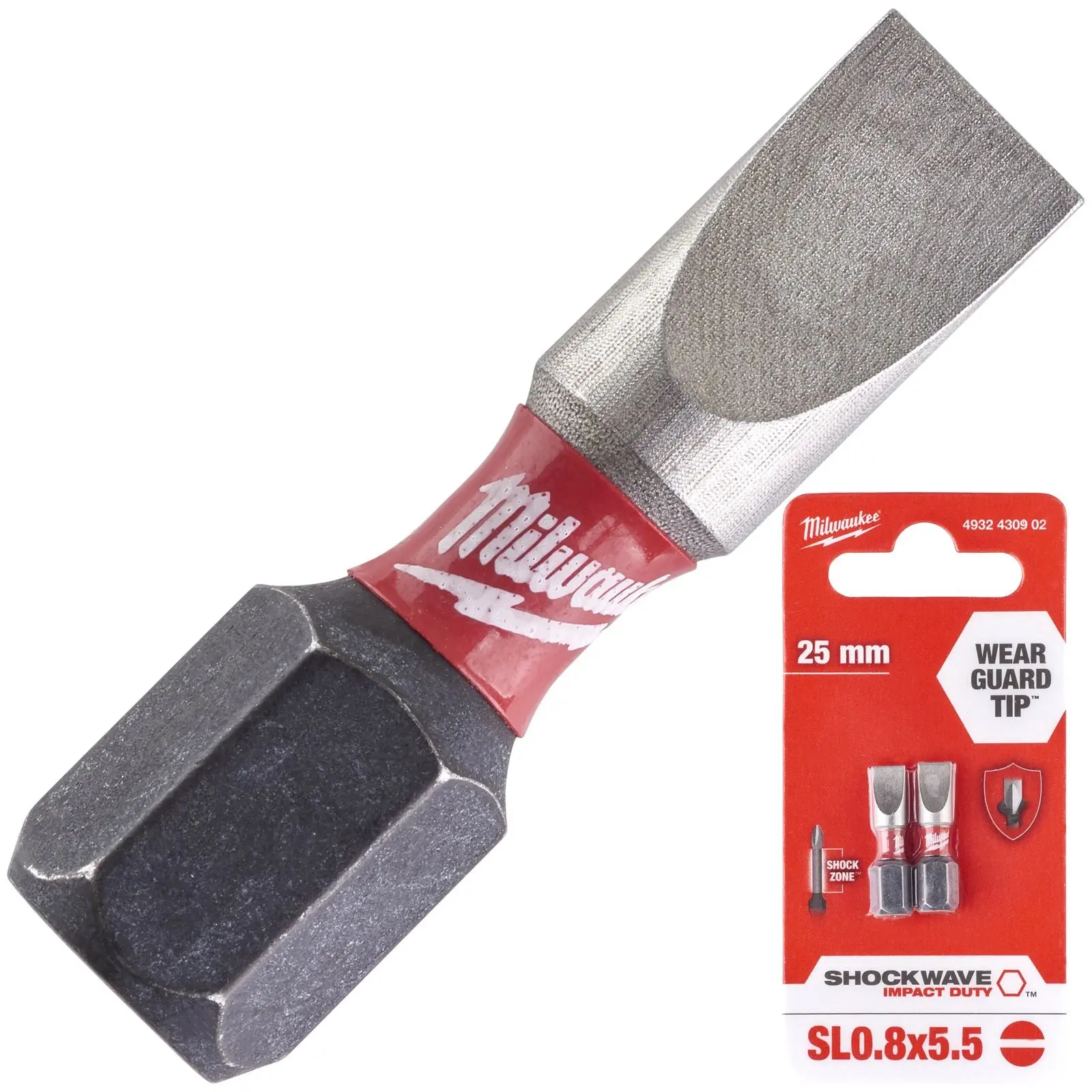 Milwaukee Screwdriver Bits Shockwave Impact Duty PH PZ TX HEX SL Blister Packed - Image 43