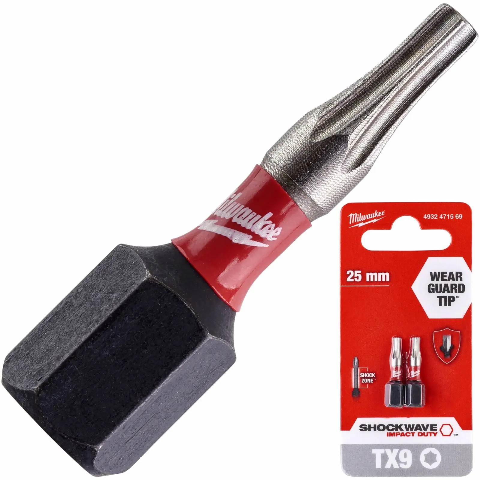 Milwaukee Screwdriver Bits Shockwave Impact Duty PH PZ TX HEX SL Blister Packed - Image 52