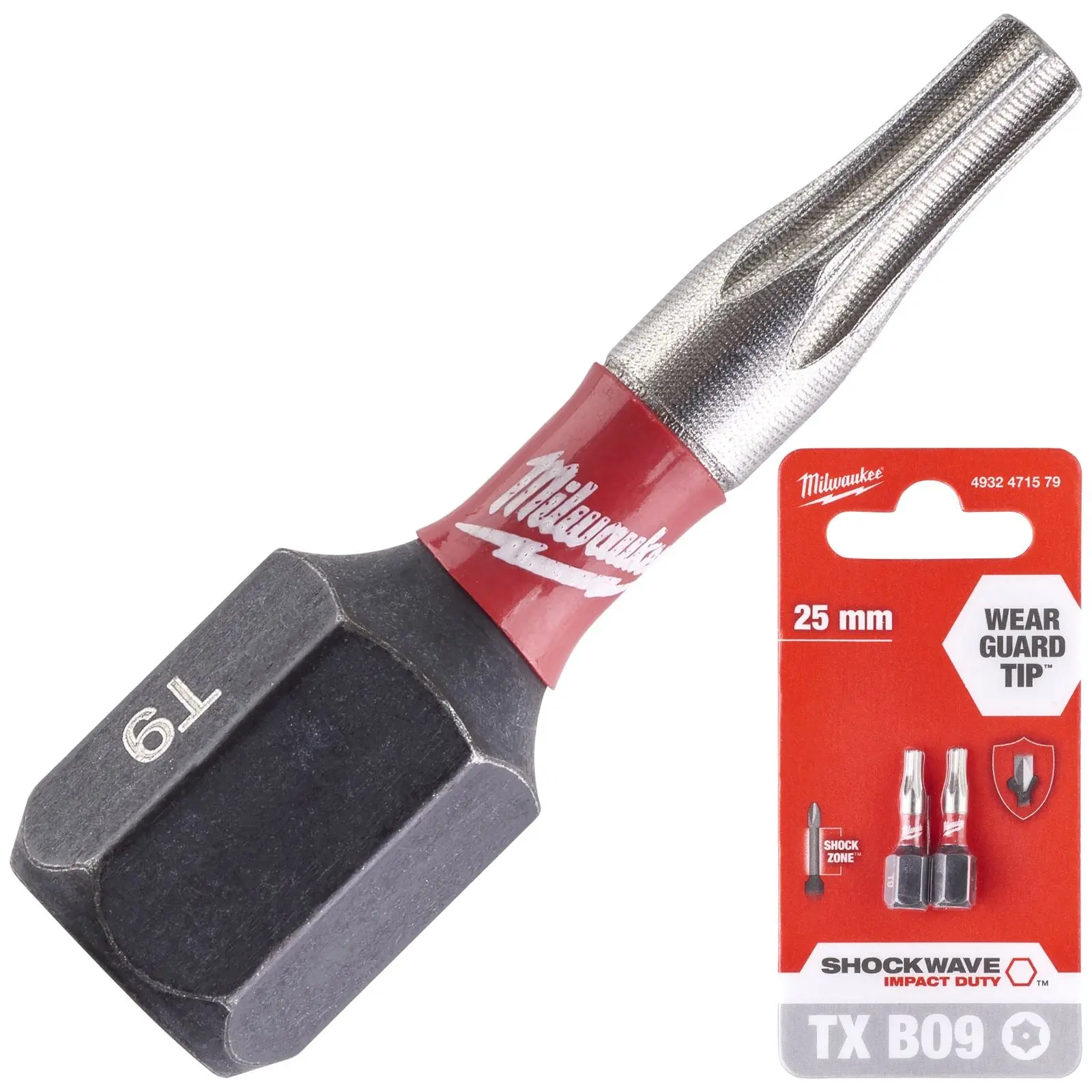 Milwaukee Screwdriver Bits Shockwave Impact Duty PH PZ TX HEX SL Blister Packed - Image 59