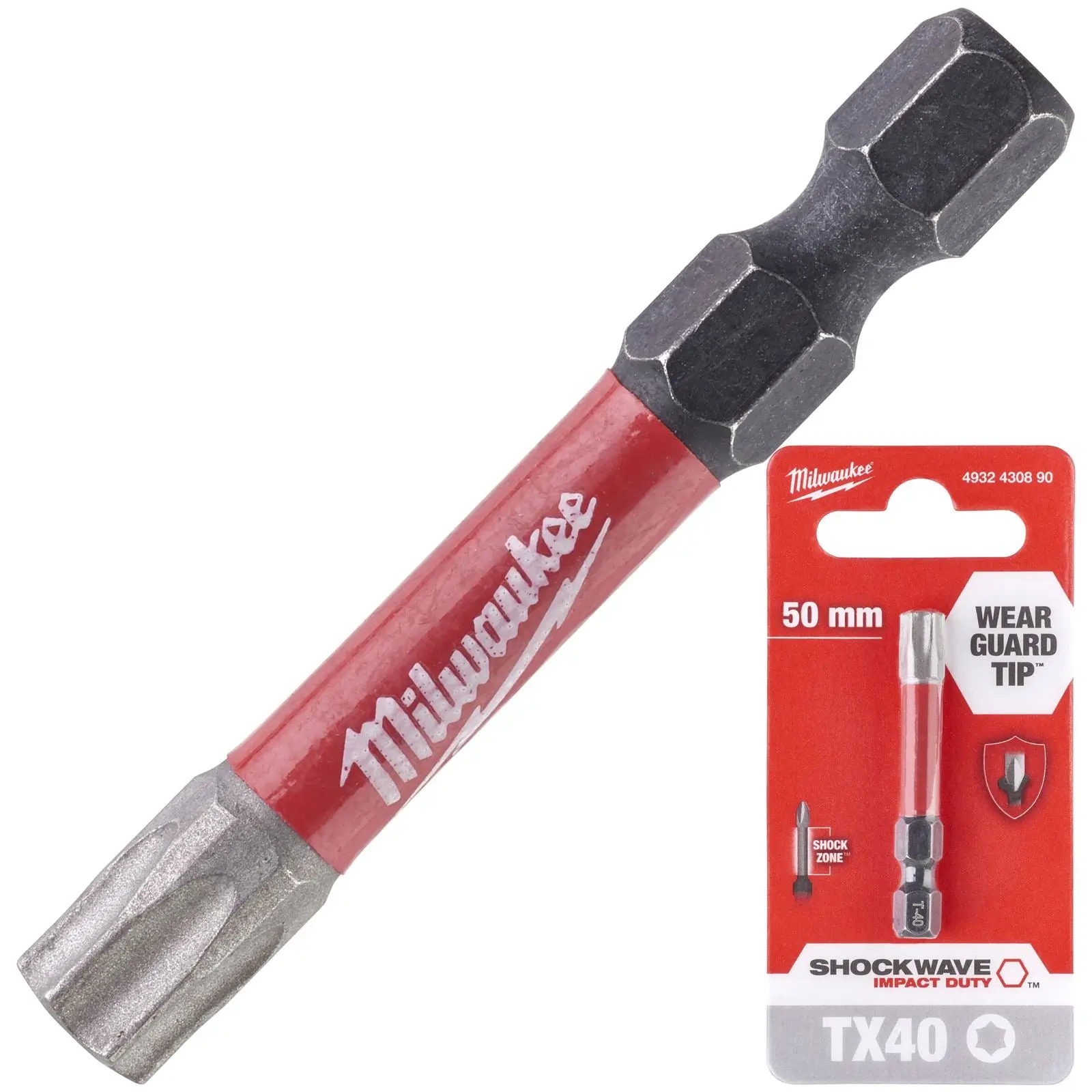 Milwaukee Screwdriver Bits Shockwave Impact Duty PH PZ TX HEX SL Blister Packed - Image 62