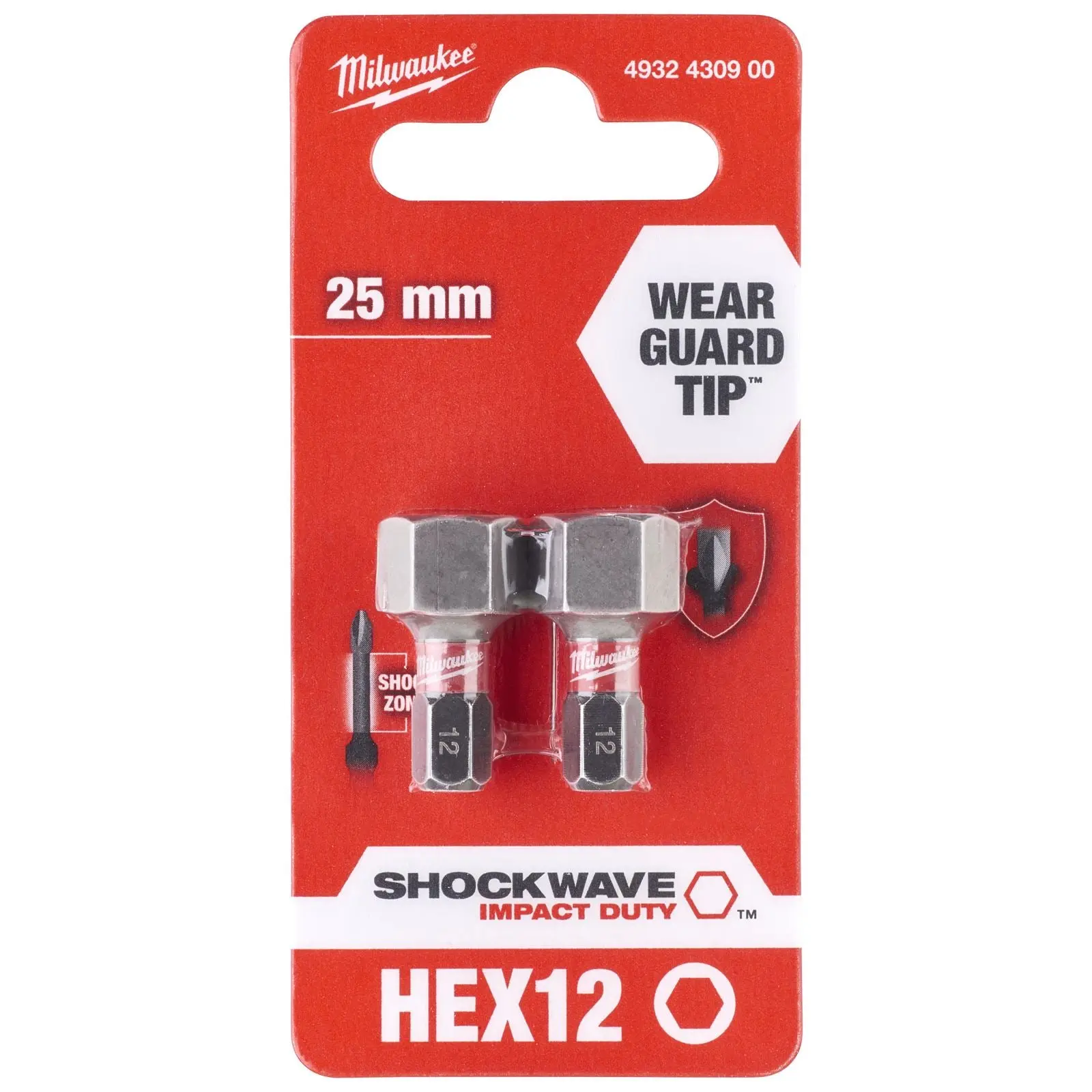Milwaukee Screwdriver Bits Shockwave Impact Duty PH PZ TX HEX SL Blister Packed - Image 67