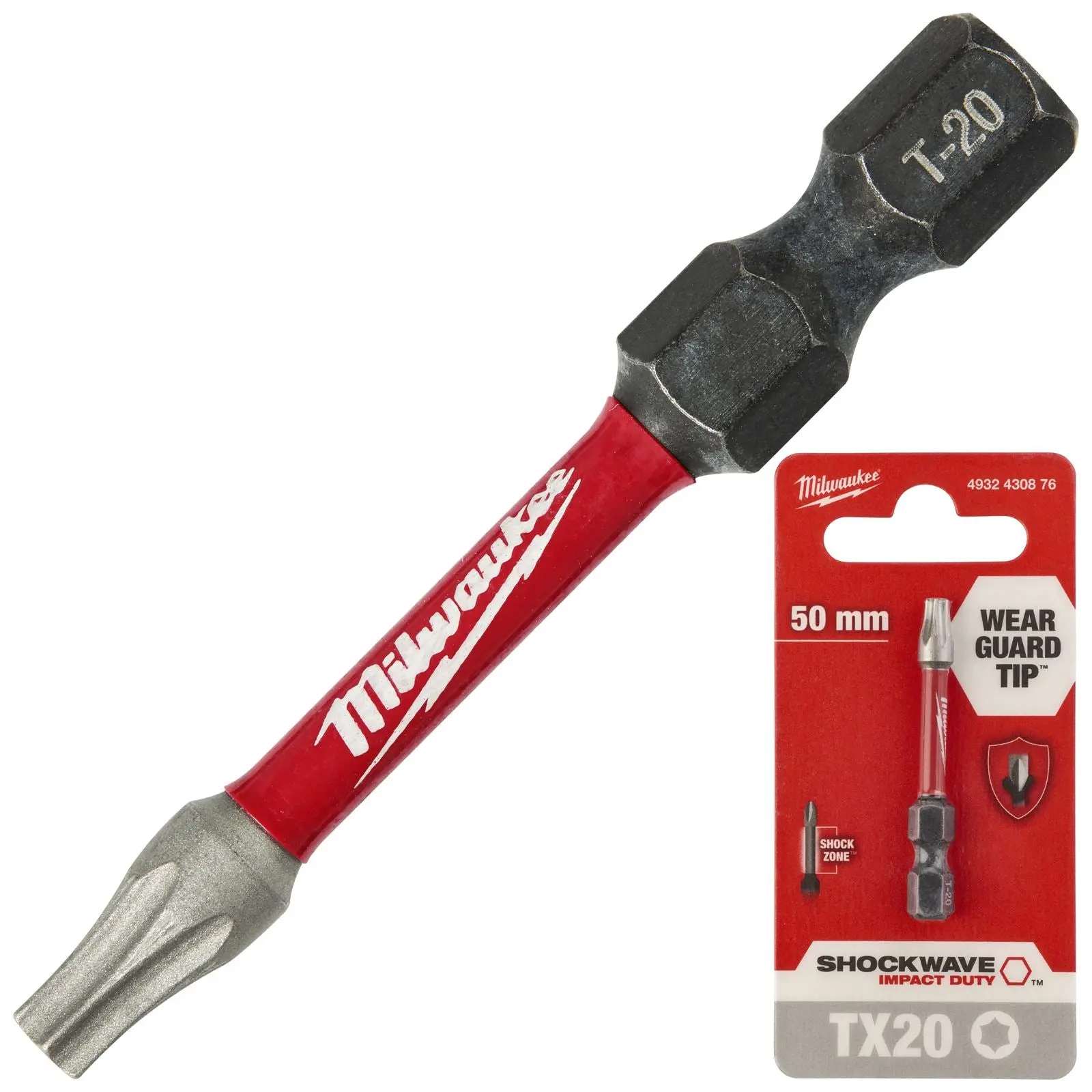 Milwaukee Screwdriver Bits Shockwave Impact Duty PH PZ TX HEX SL Blister Packed - Image 69