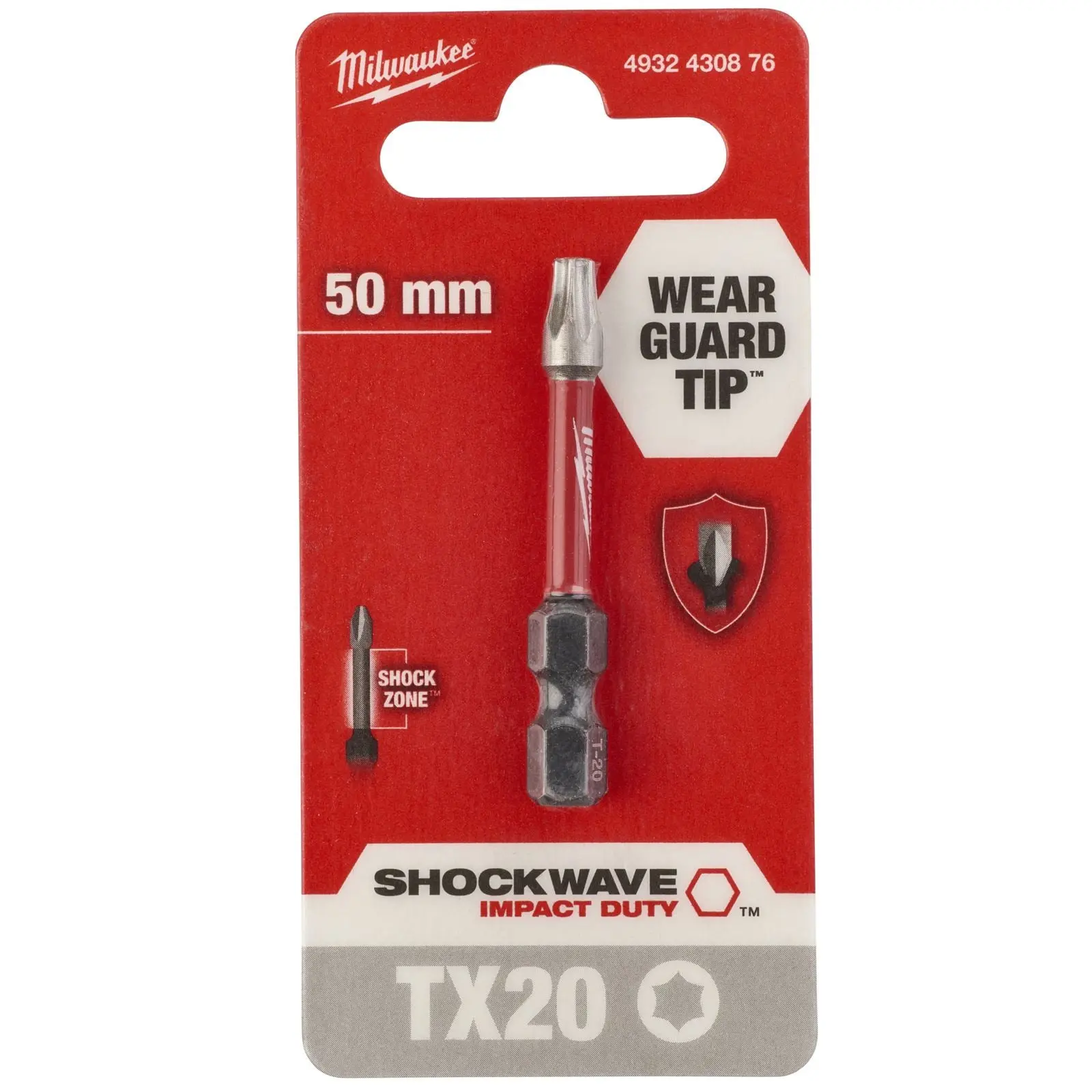 Milwaukee Screwdriver Bits Shockwave Impact Duty PH PZ TX HEX SL Blister Packed - Image 70