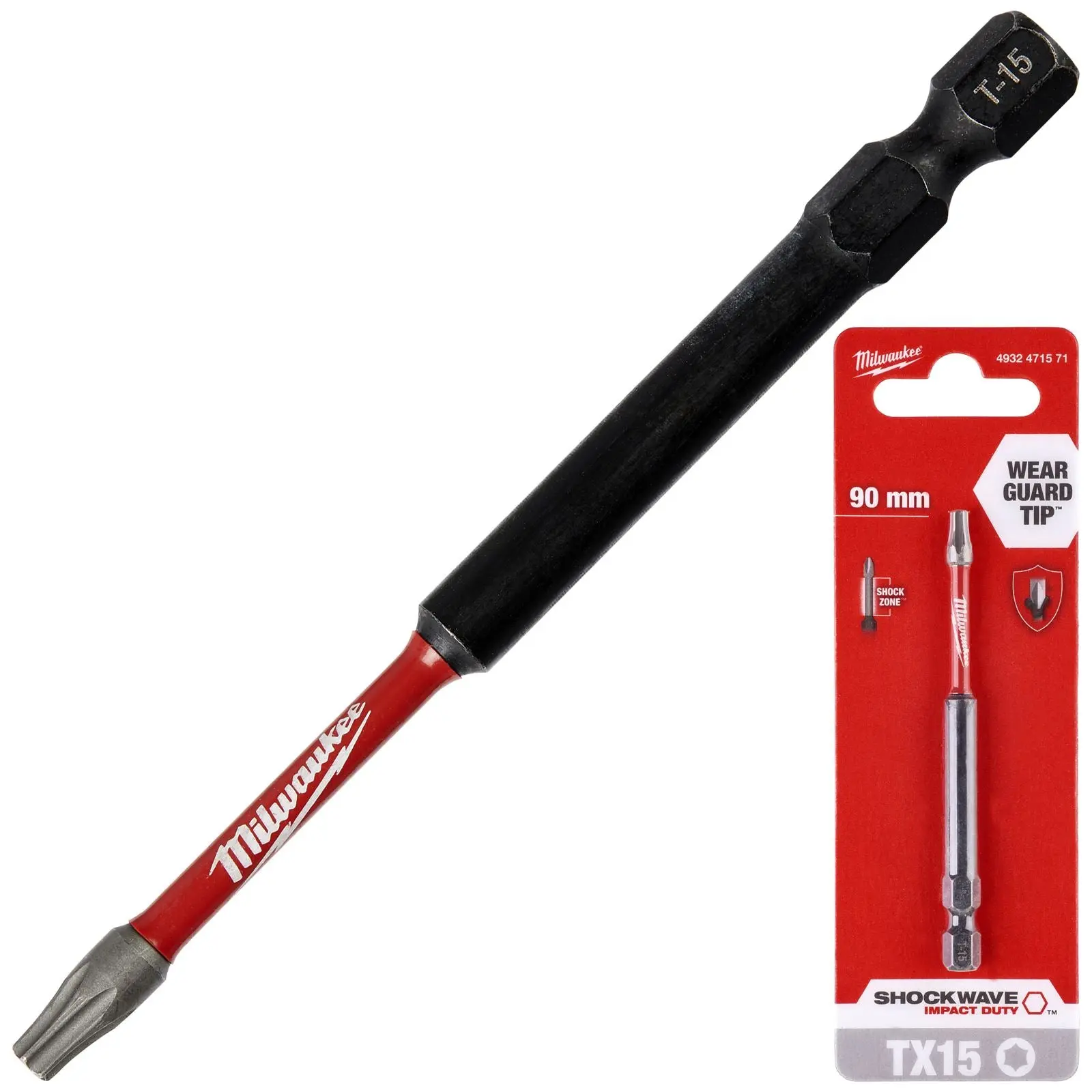 Milwaukee Screwdriver Bits Shockwave Impact Duty PH PZ TX HEX SL Blister Packed - Image 78