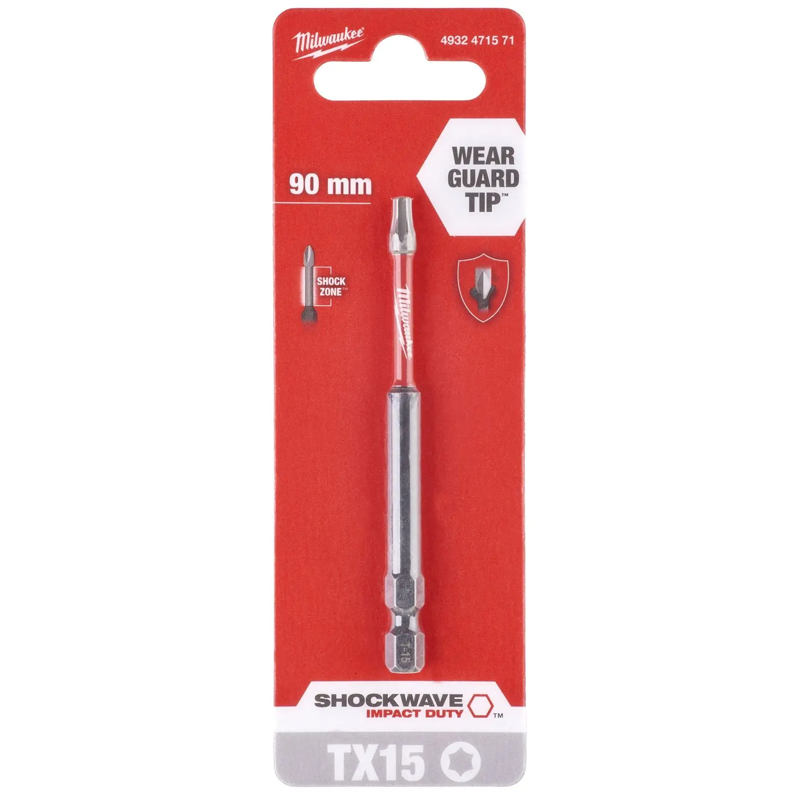 Milwaukee Screwdriver Bits Shockwave Impact Duty PH PZ TX HEX SL Blister Packed - Image 79