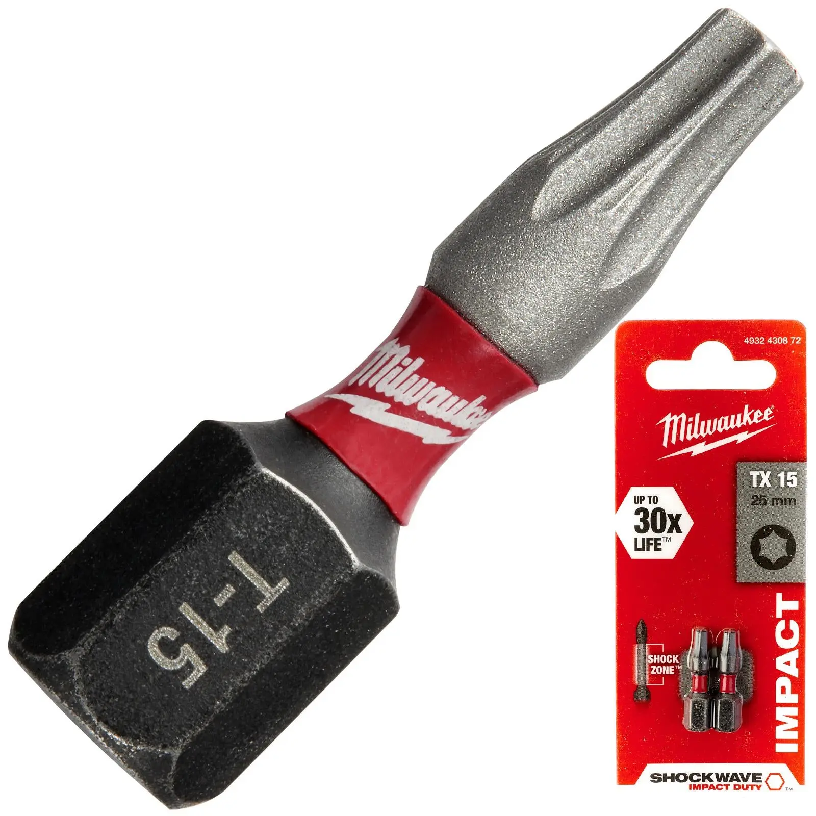 Milwaukee Screwdriver Bits Shockwave Impact Duty PH PZ TX HEX SL Blister Packed - Image 9