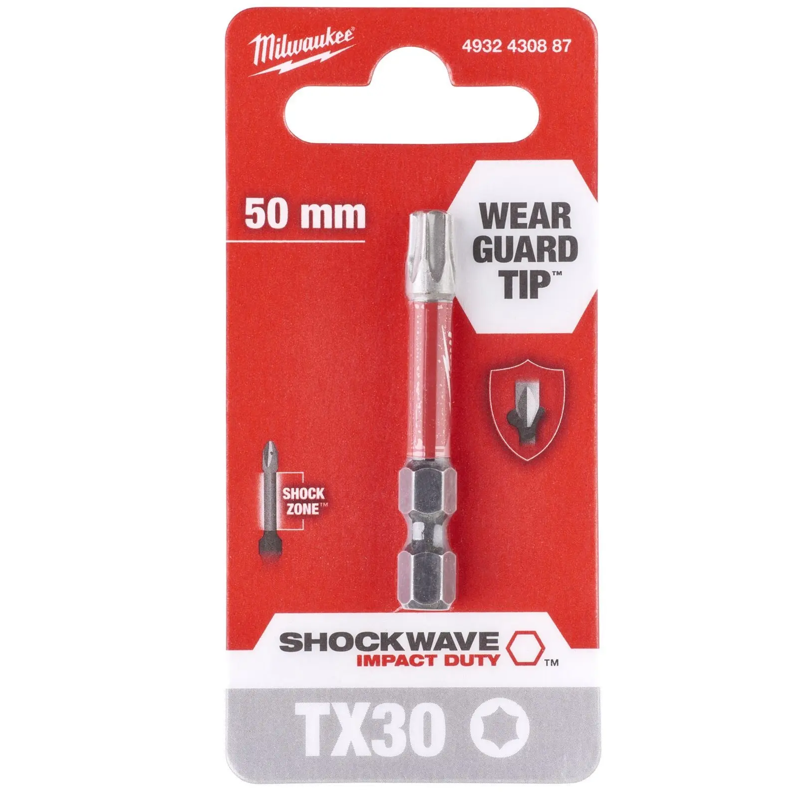 Milwaukee Screwdriver Bits Shockwave Impact Duty PH PZ TX HEX SL Blister Packed - Image 97