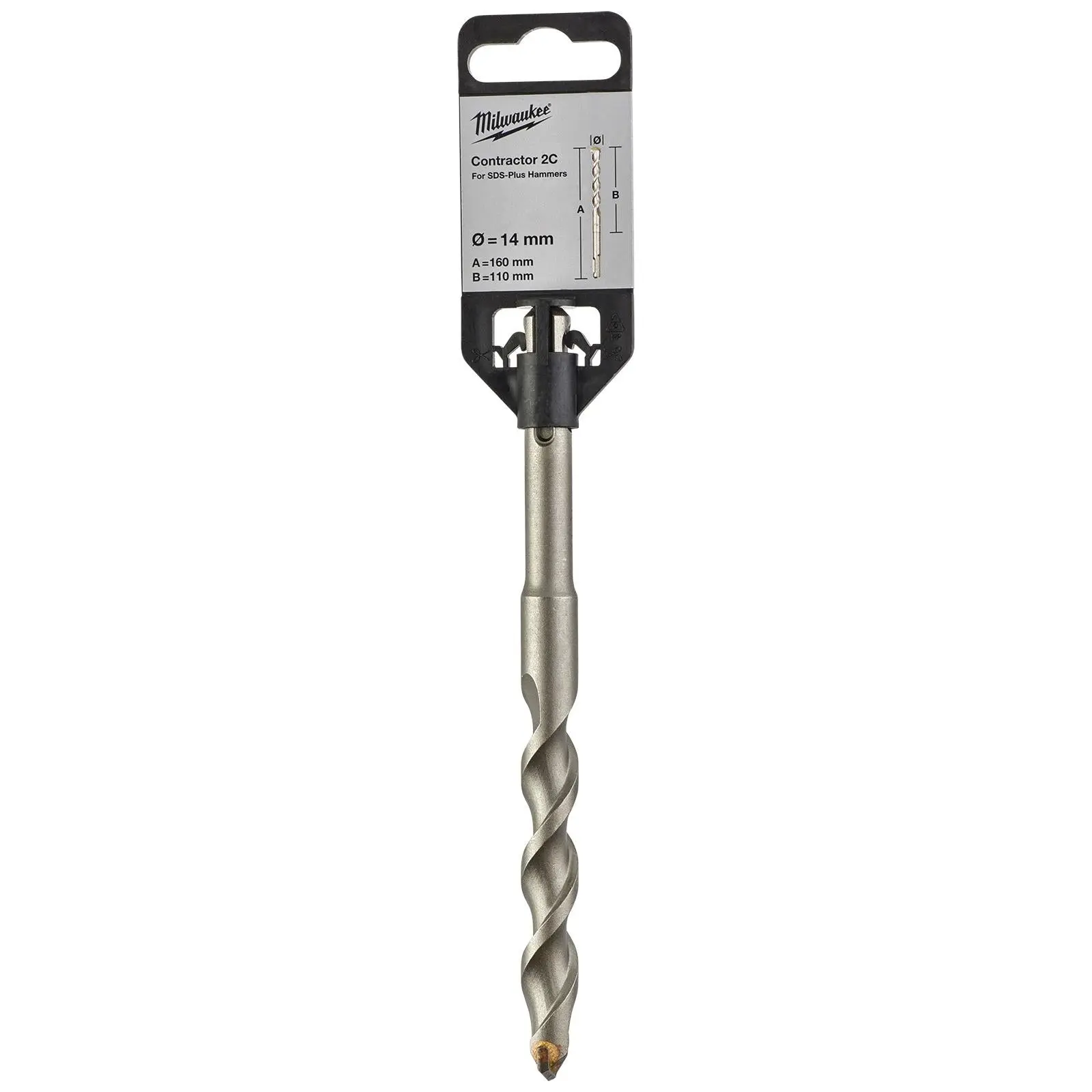 Milwaukee SDS Plus Contractor Hammer Drill Bits 2 Cut - Image 102