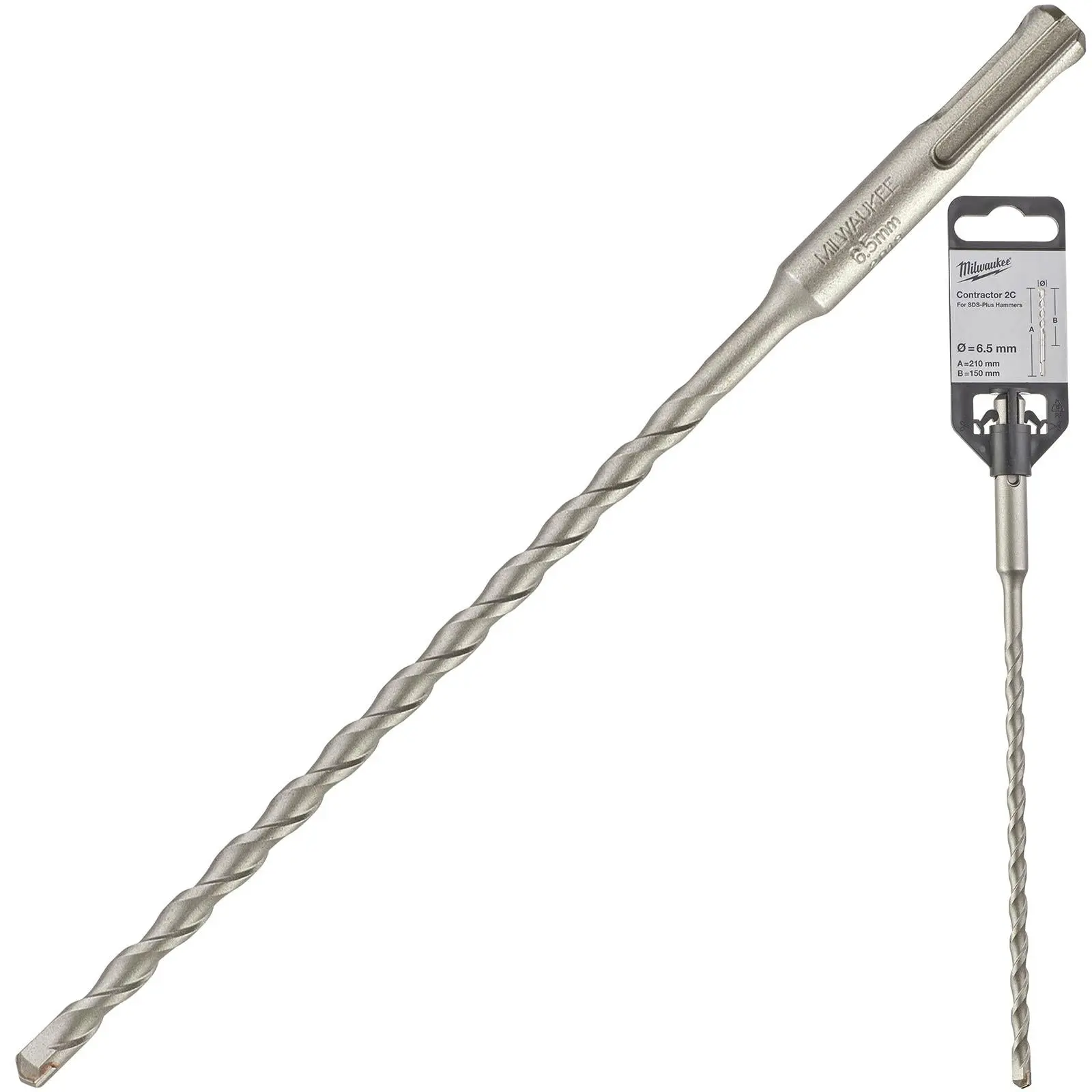 Milwaukee SDS Plus Contractor Hammer Drill Bits 2 Cut - Image 14