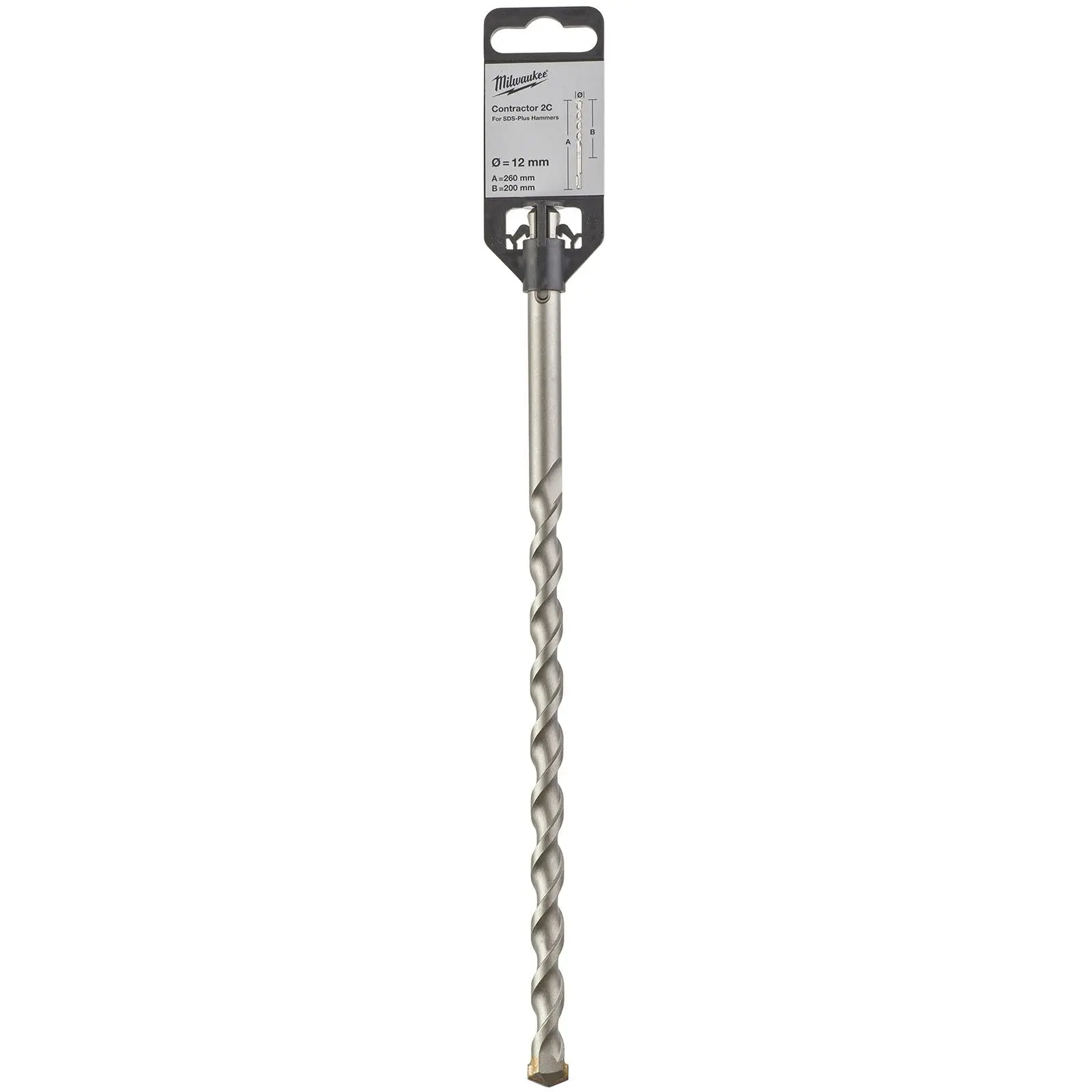 Milwaukee SDS Plus Contractor Hammer Drill Bits 2 Cut - Image 21