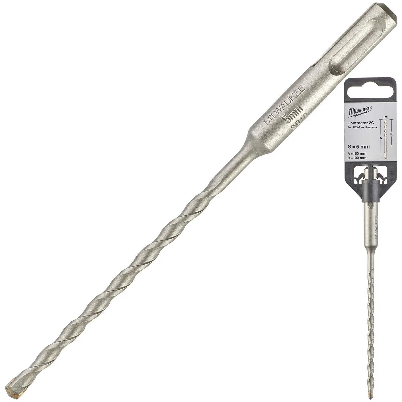 Milwaukee SDS Plus Contractor Hammer Drill Bits 2 Cut - Image 23