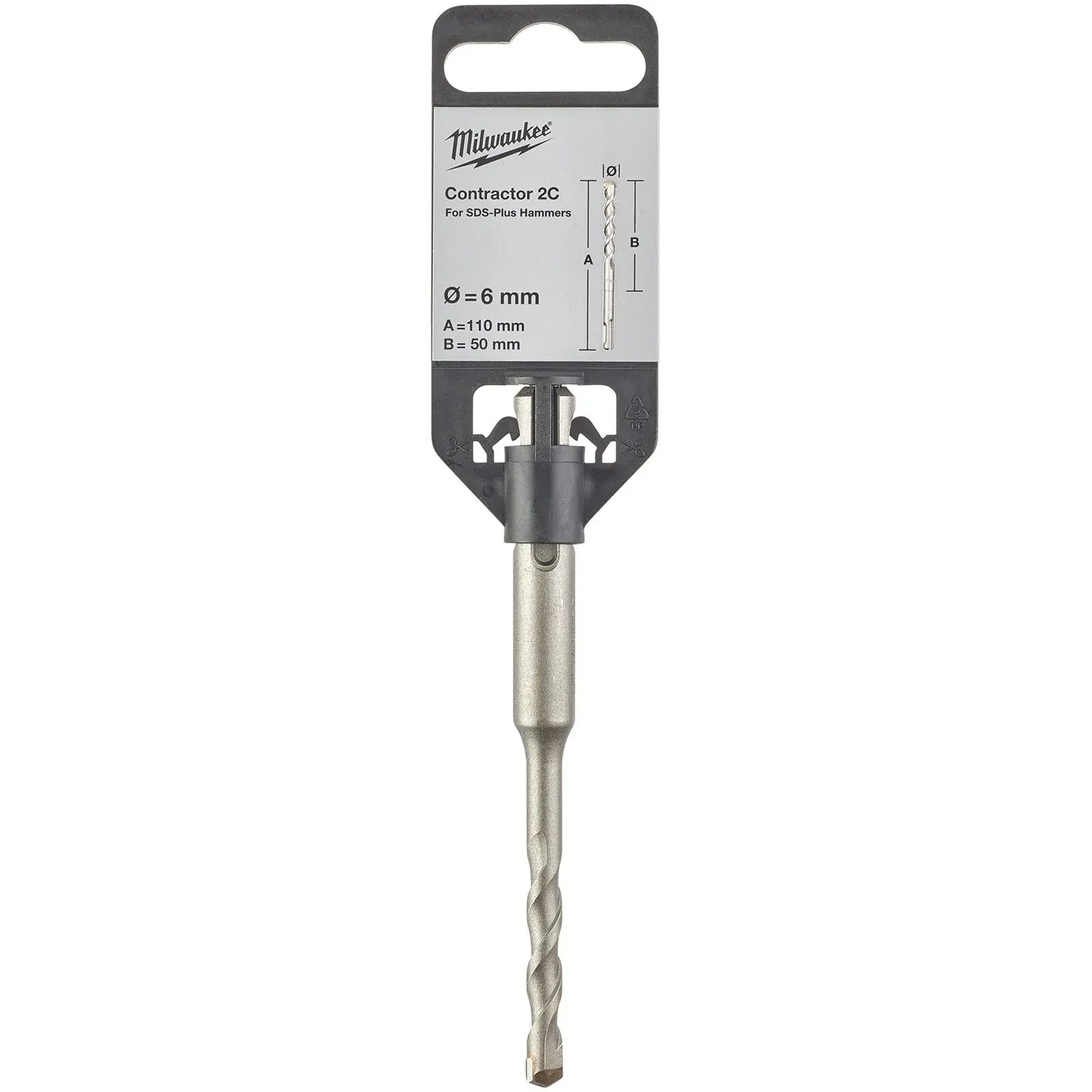 Milwaukee SDS Plus Contractor Hammer Drill Bits 2 Cut - Image 42