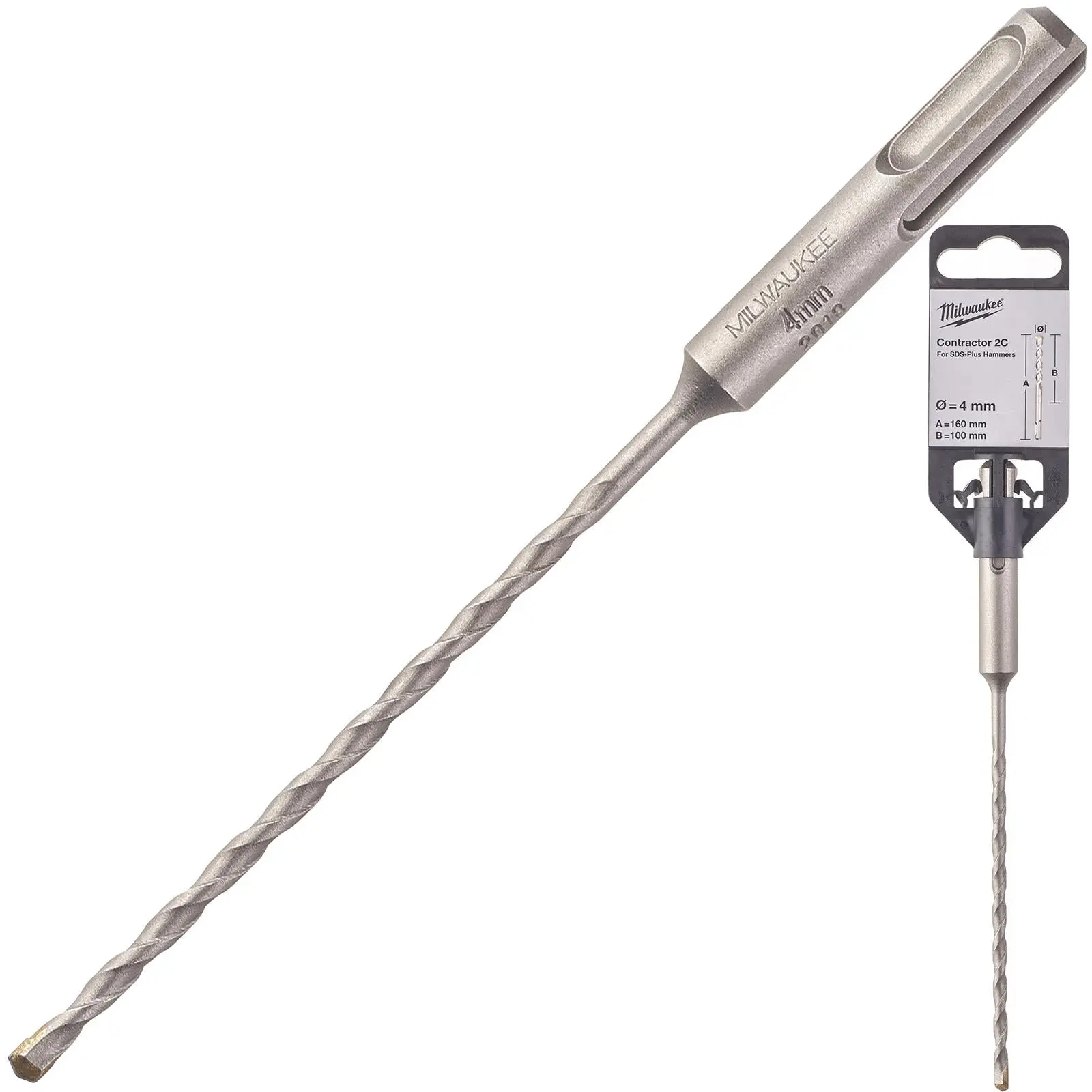 Milwaukee SDS Plus Contractor Hammer Drill Bits 2 Cut - Image 53