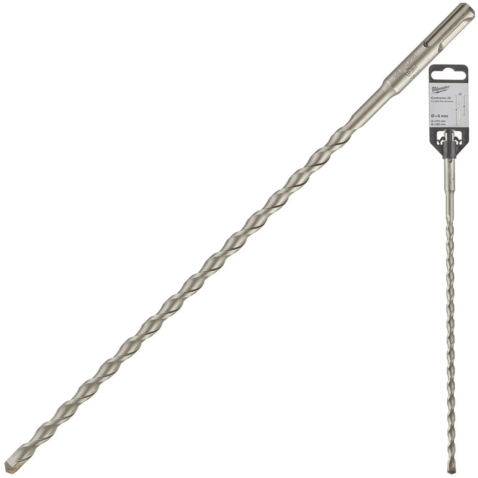 Milwaukee SDS Plus Contractor Hammer Drill Bits 2 Cut - Image 59