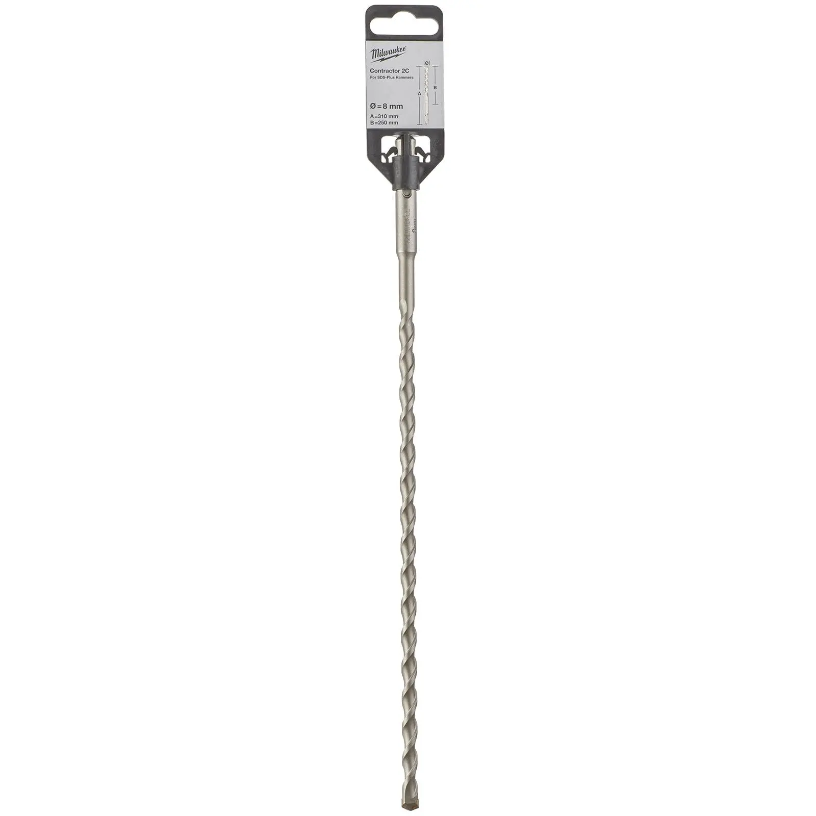 Milwaukee SDS Plus Contractor Hammer Drill Bits 2 Cut - Image 60