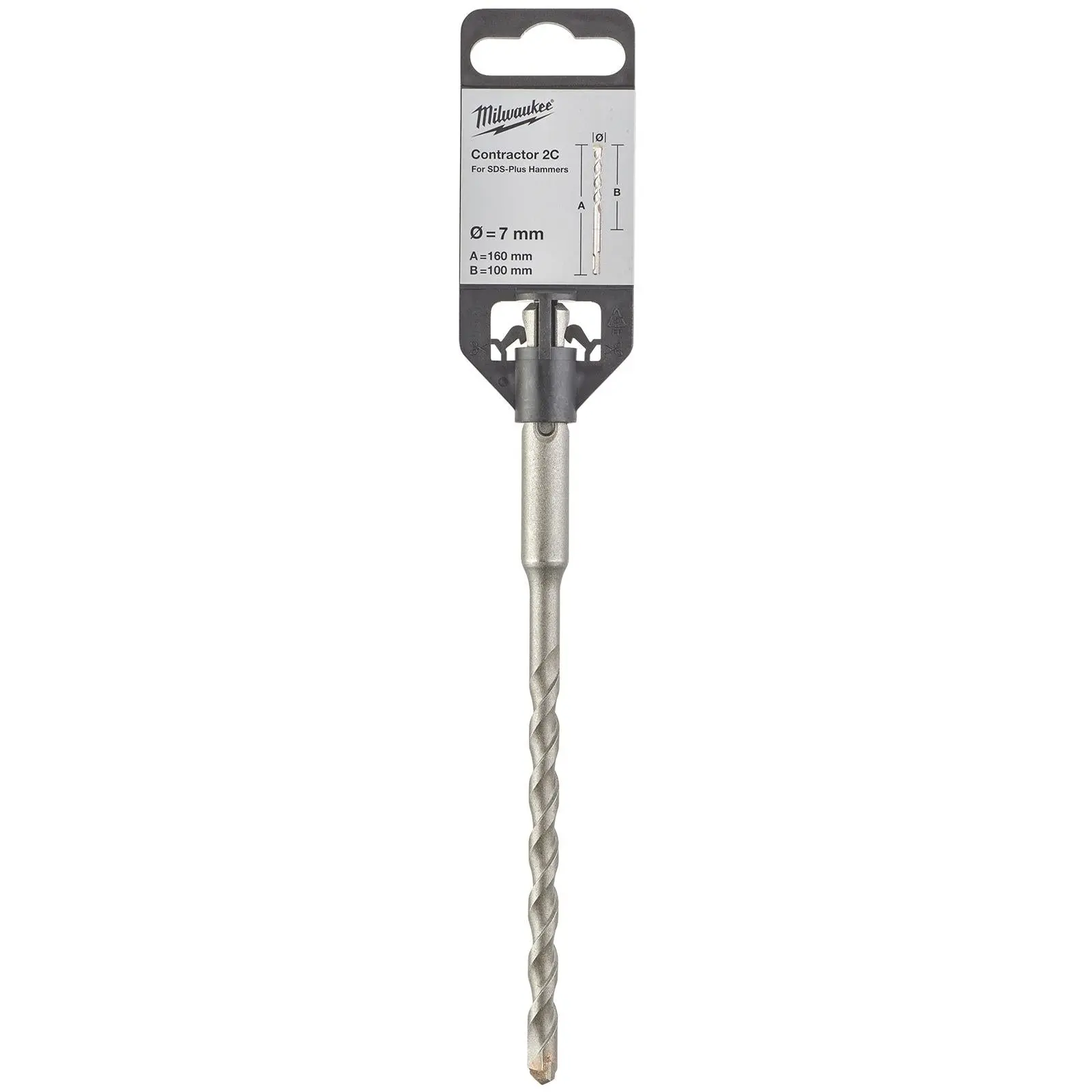 Milwaukee SDS Plus Contractor Hammer Drill Bits 2 Cut - Image 69