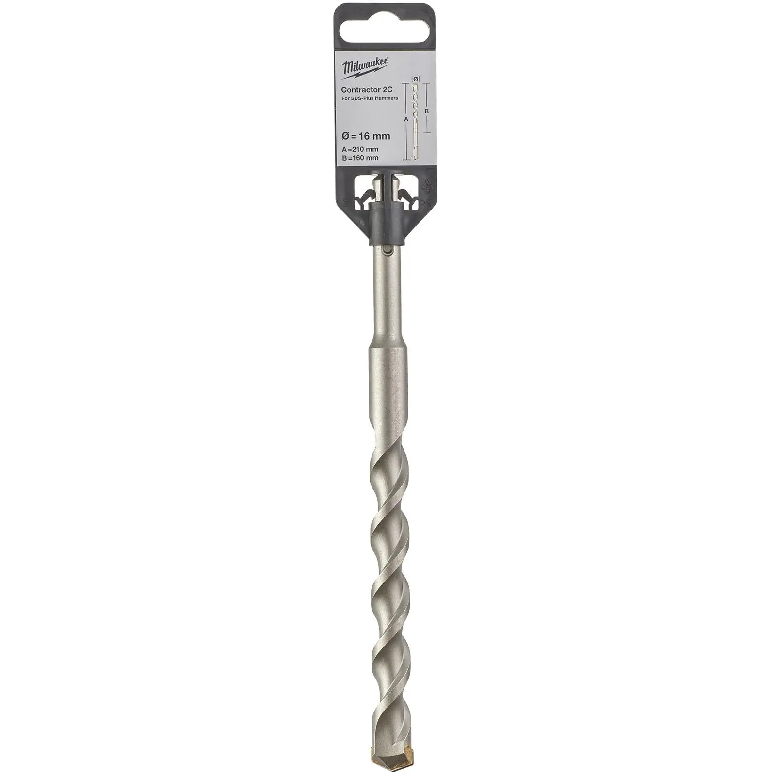 Milwaukee SDS Plus Contractor Hammer Drill Bits 2 Cut - Image 72