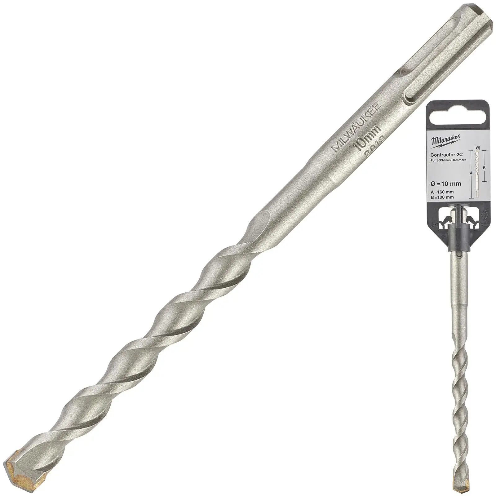 Milwaukee SDS Plus Contractor Hammer Drill Bits 2 Cut - Image 77