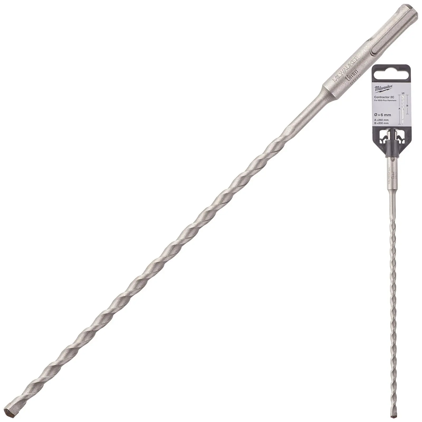 Milwaukee SDS Plus Contractor Hammer Drill Bits 2 Cut - Image 83