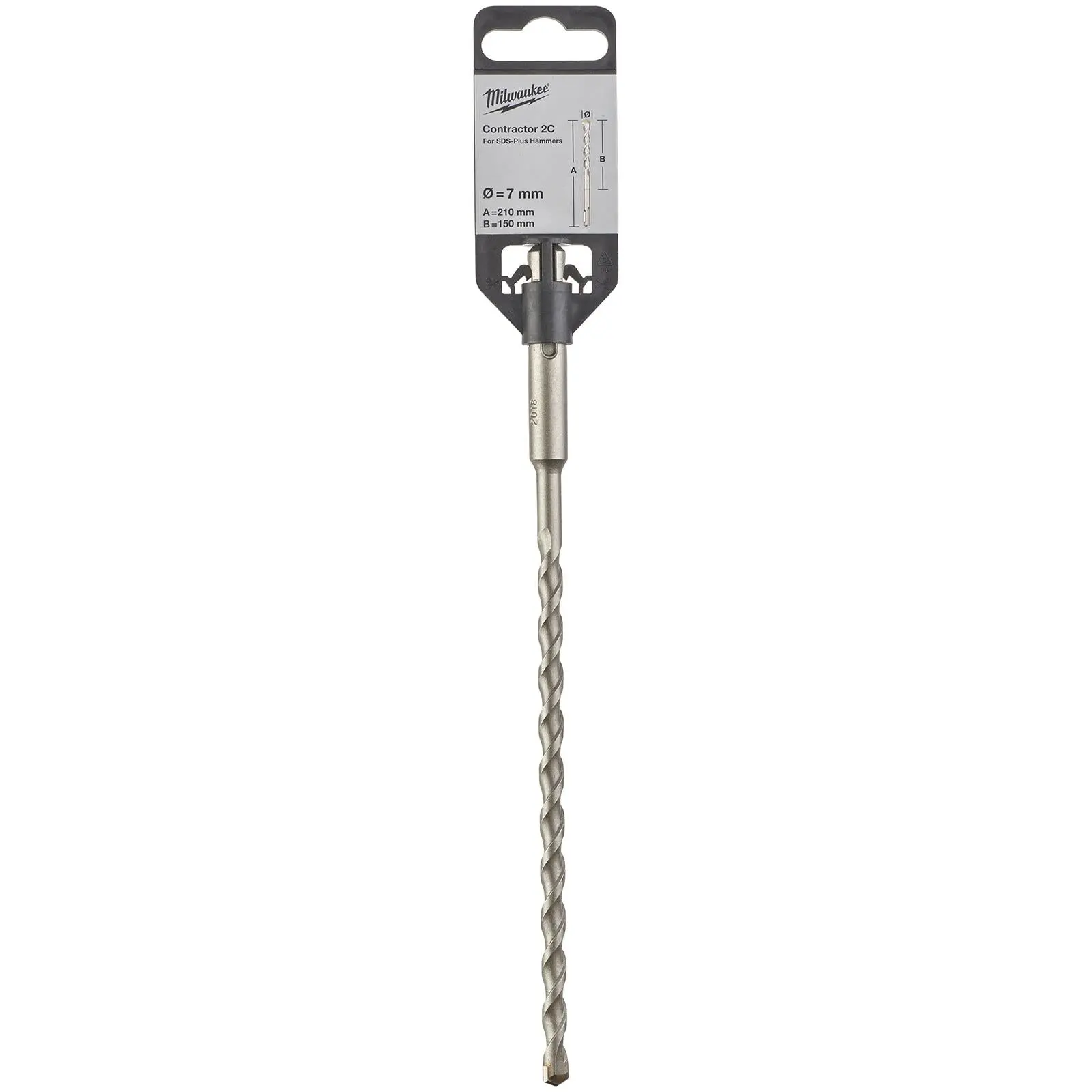 Milwaukee SDS Plus Contractor Hammer Drill Bits 2 Cut - Image 99
