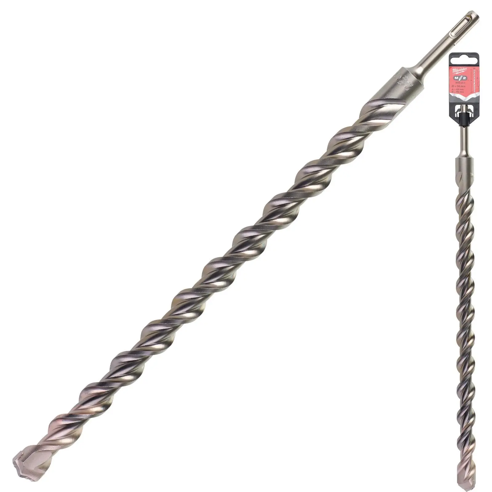 Milwaukee SDS Plus M2 Hammer Drill Bits 2 Cut 3-26 mm Diameter - Image 115