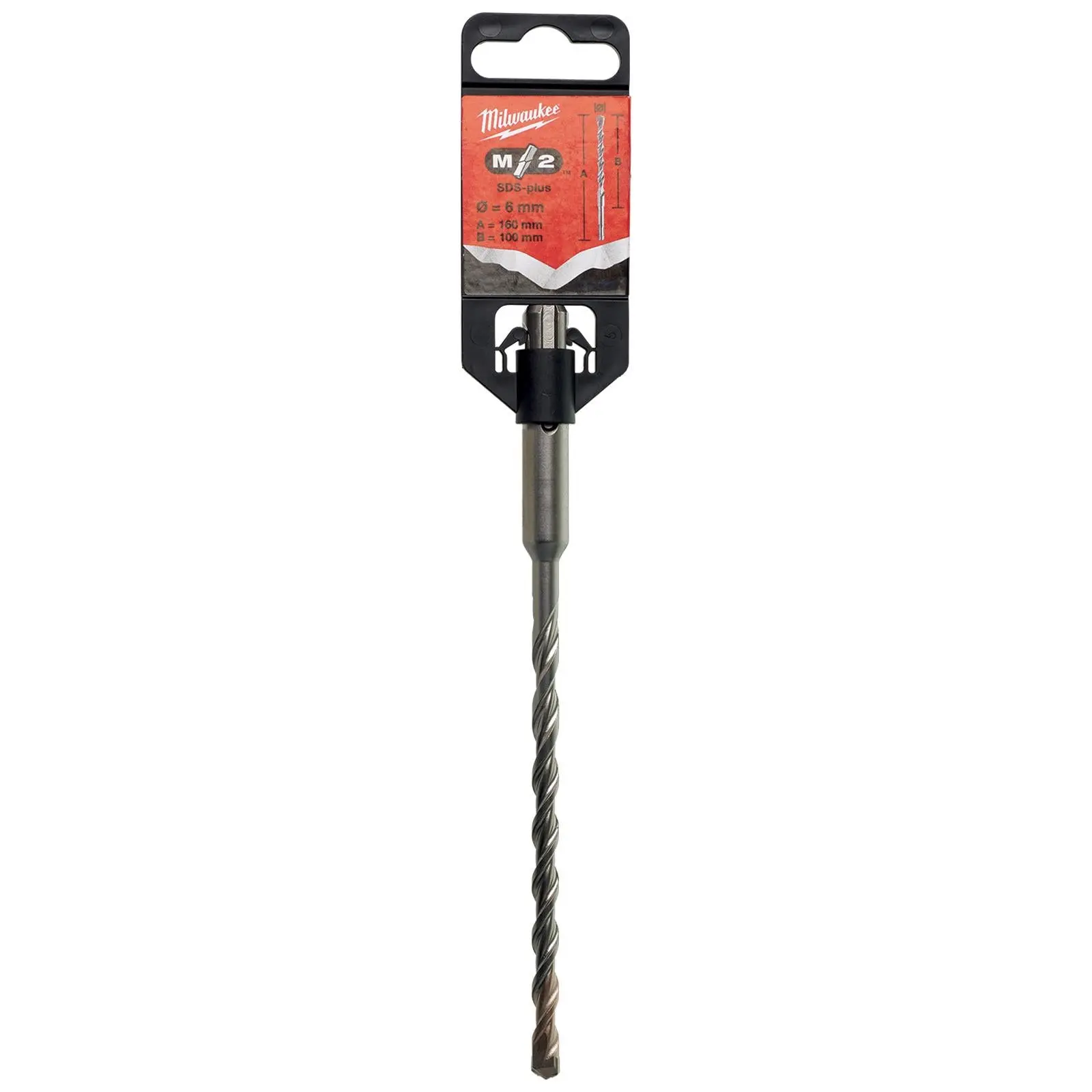 Milwaukee SDS Plus M2 Hammer Drill Bits 2 Cut 3-26 mm Diameter - Image 125