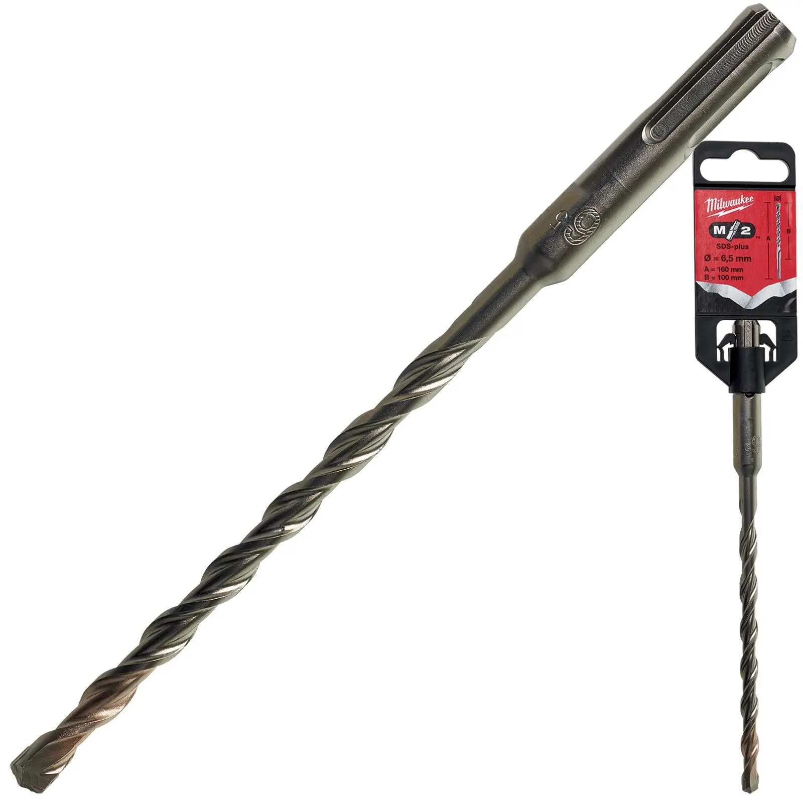 Milwaukee SDS Plus M2 Hammer Drill Bits 2 Cut 3-26 mm Diameter - Image 127