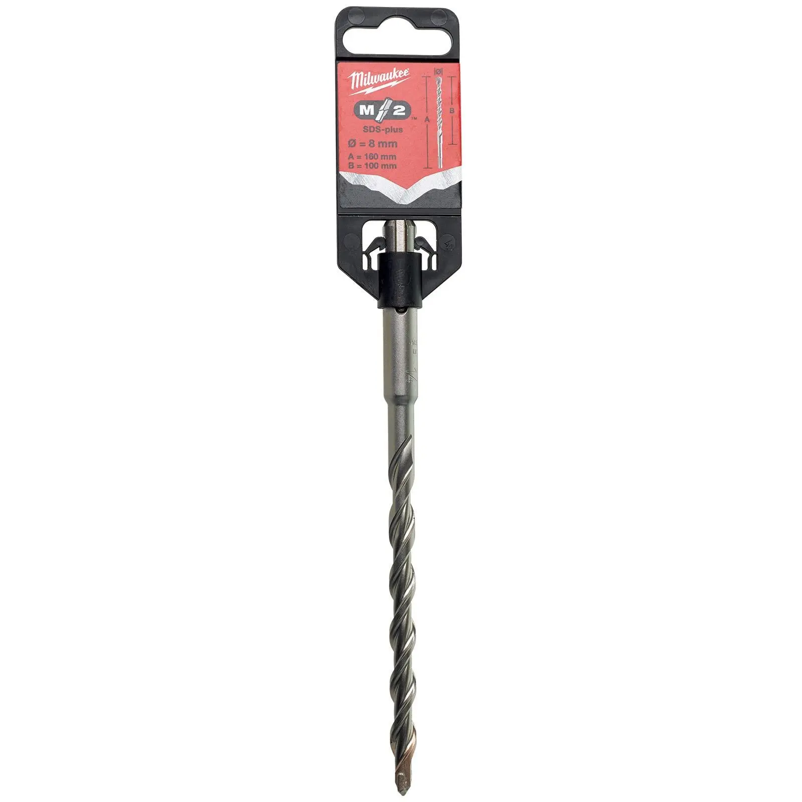 Milwaukee SDS Plus M2 Hammer Drill Bits 2 Cut 3-26 mm Diameter - Image 137