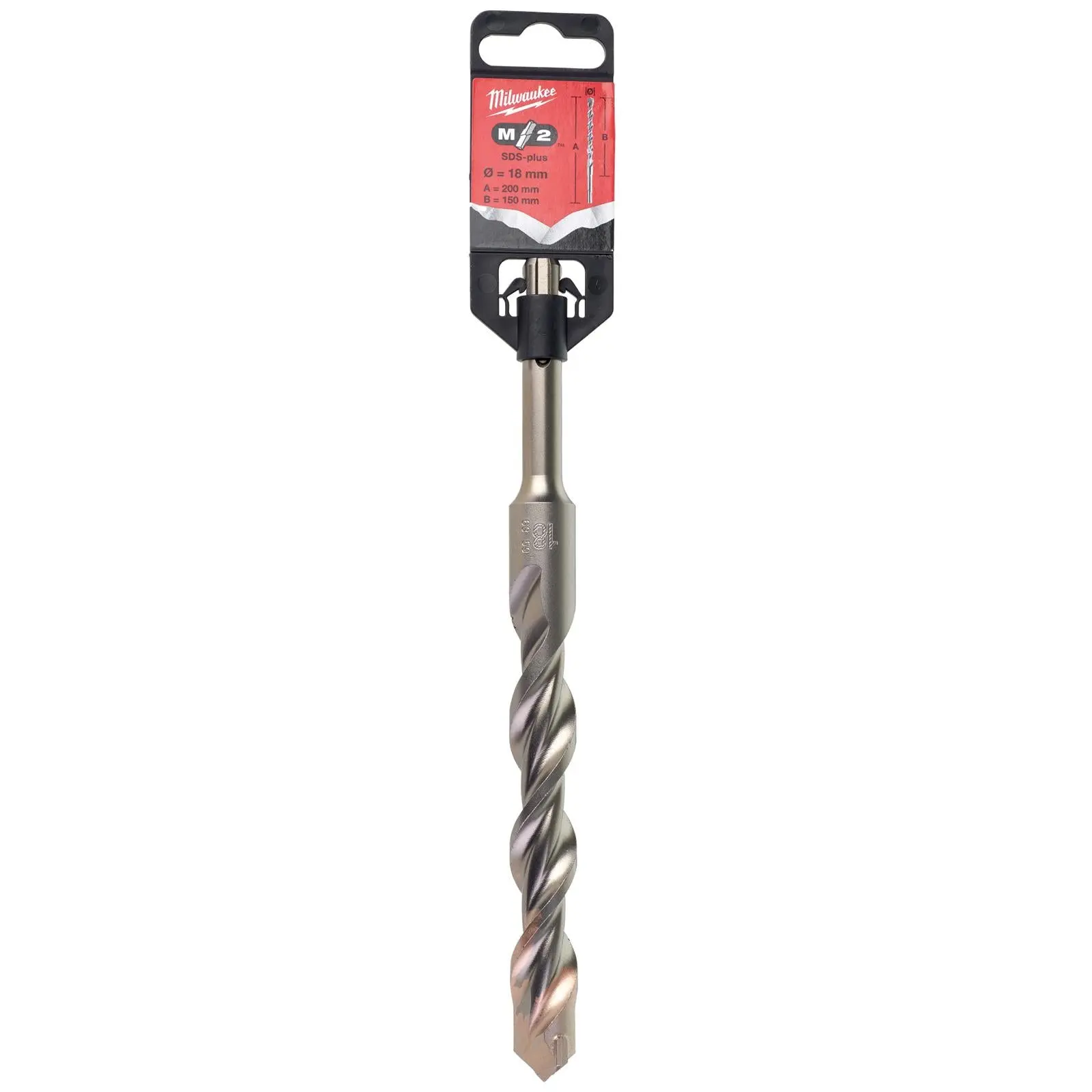 Milwaukee SDS Plus M2 Hammer Drill Bits 2 Cut 3-26 mm Diameter - Image 152