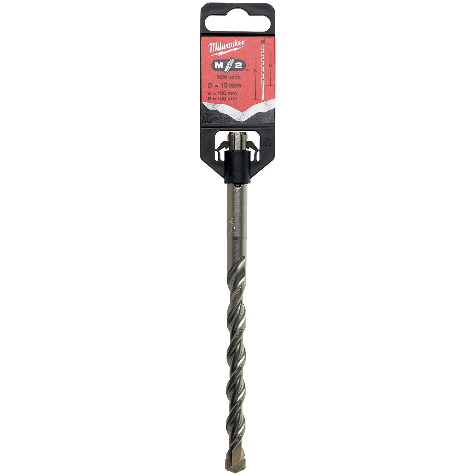 Milwaukee SDS Plus M2 Hammer Drill Bits 2 Cut 3-26 mm Diameter - Image 167