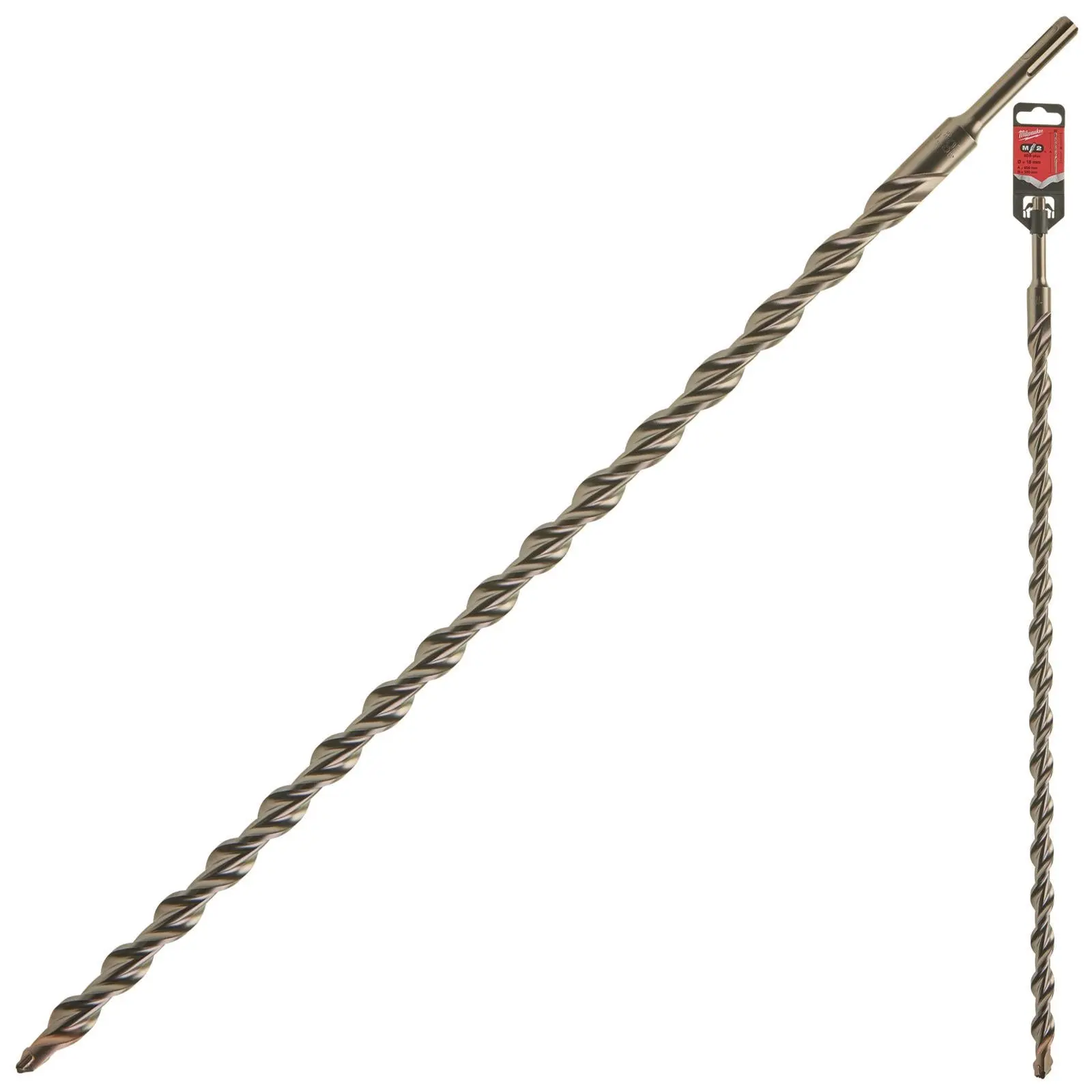 Milwaukee SDS Plus M2 Hammer Drill Bits 2 Cut 3-26 mm Diameter - Image 175