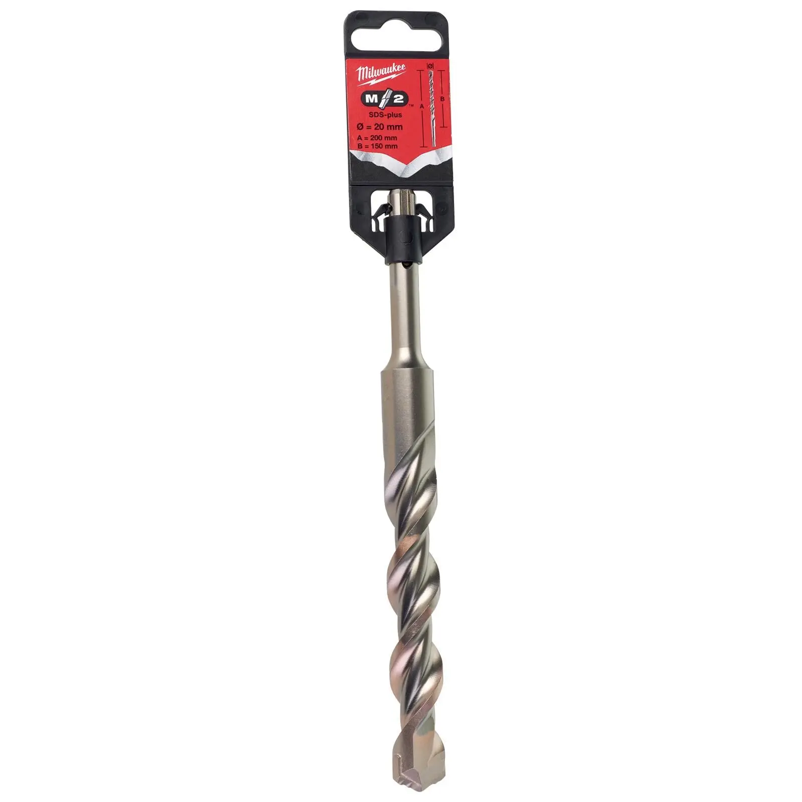 Milwaukee SDS Plus M2 Hammer Drill Bits 2 Cut 3-26 mm Diameter - Image 215