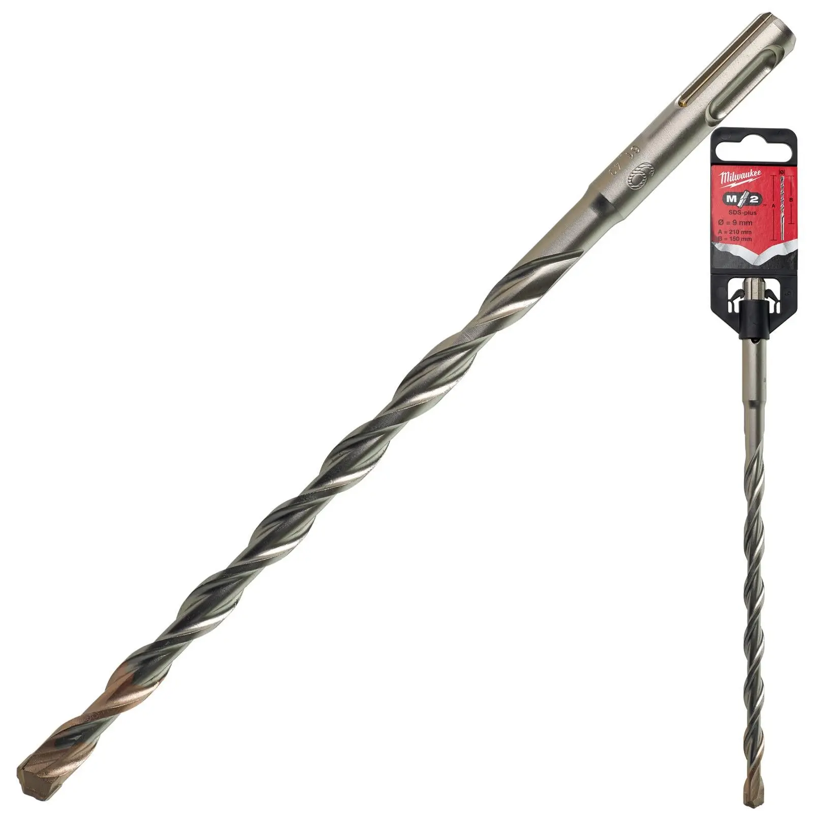Milwaukee SDS Plus M2 Hammer Drill Bits 2 Cut 3-26 mm Diameter - Image 232