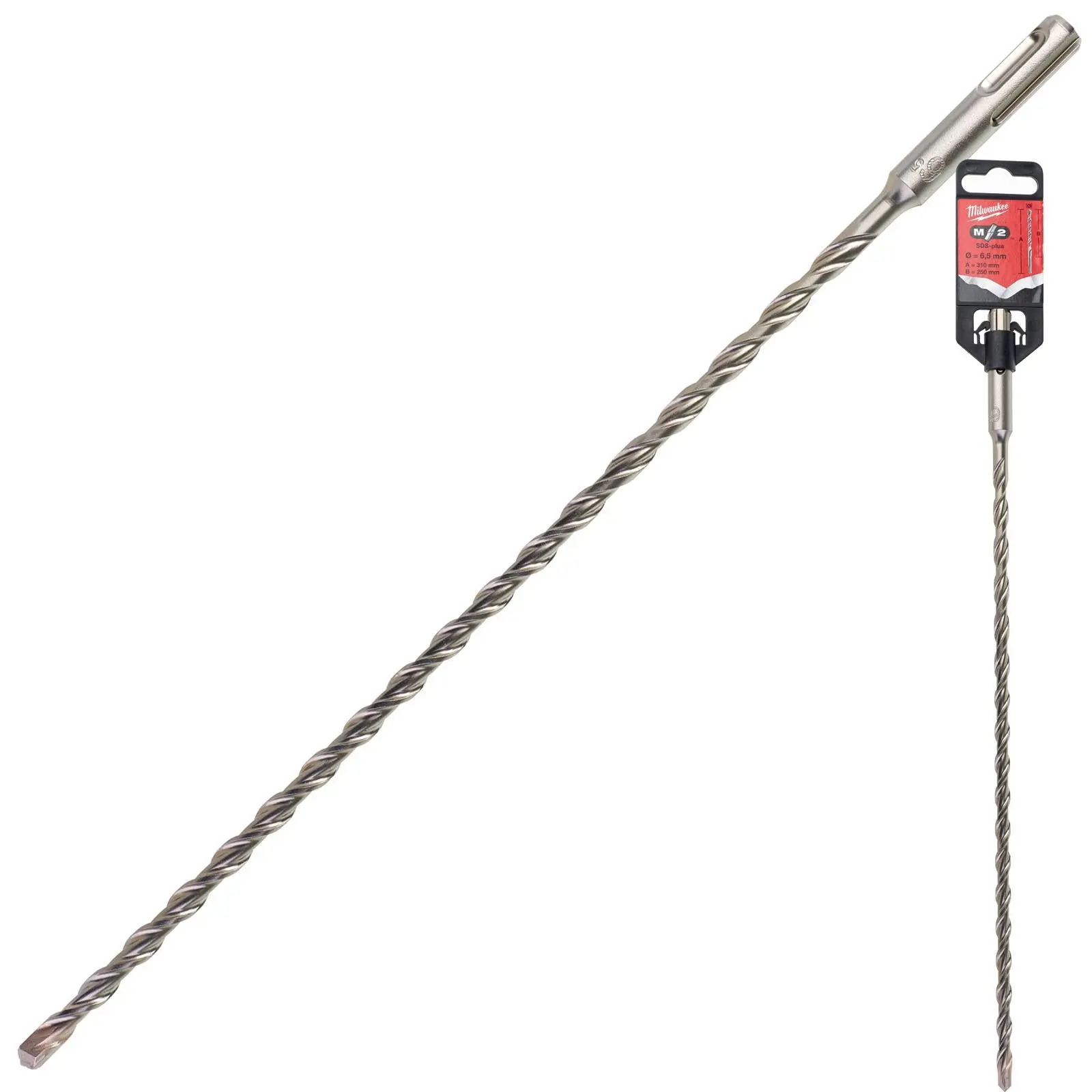 Milwaukee SDS Plus M2 Hammer Drill Bits 2 Cut 3-26 mm Diameter - Image 235