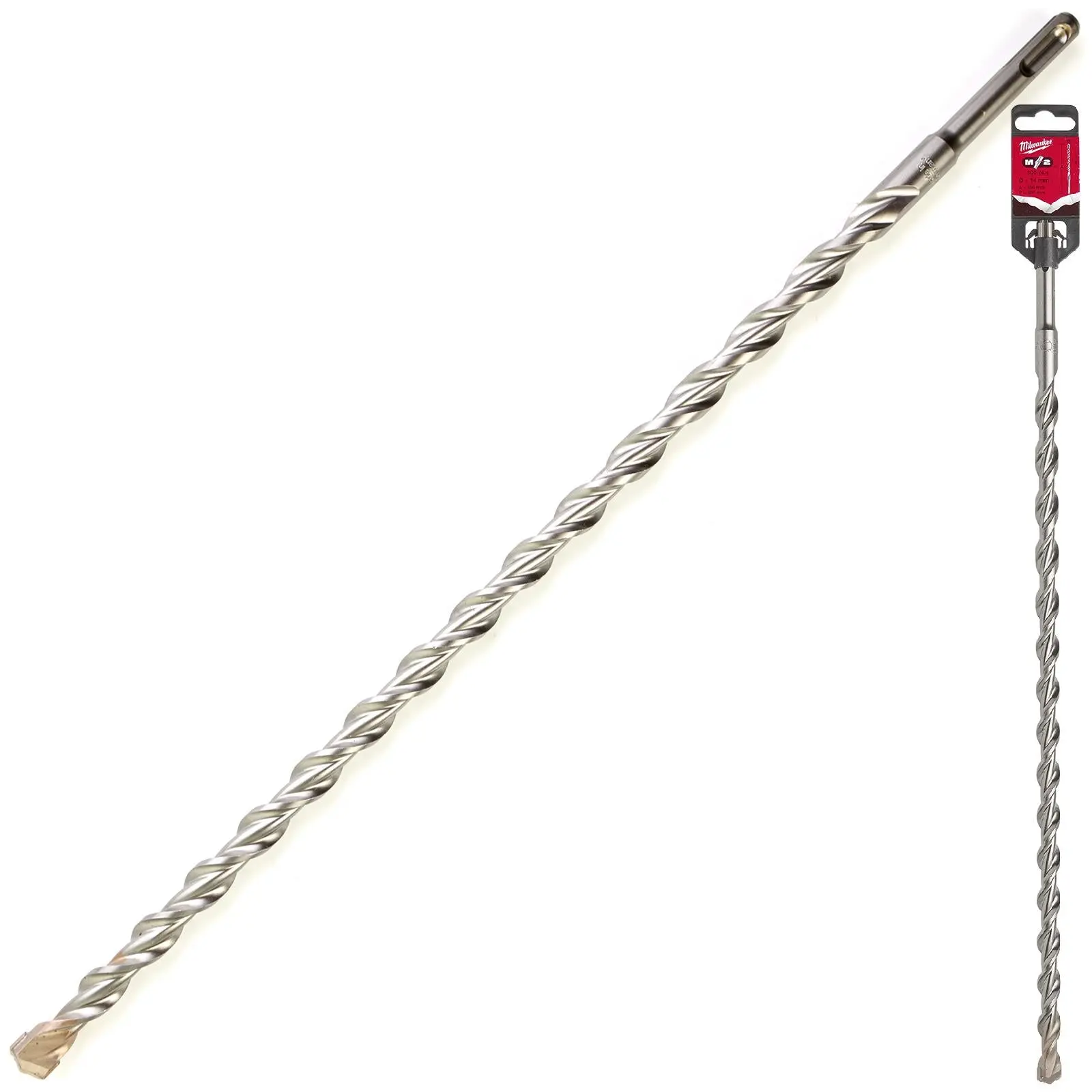 Milwaukee SDS Plus M2 Hammer Drill Bits 2 Cut 3-26 mm Diameter - Image 238