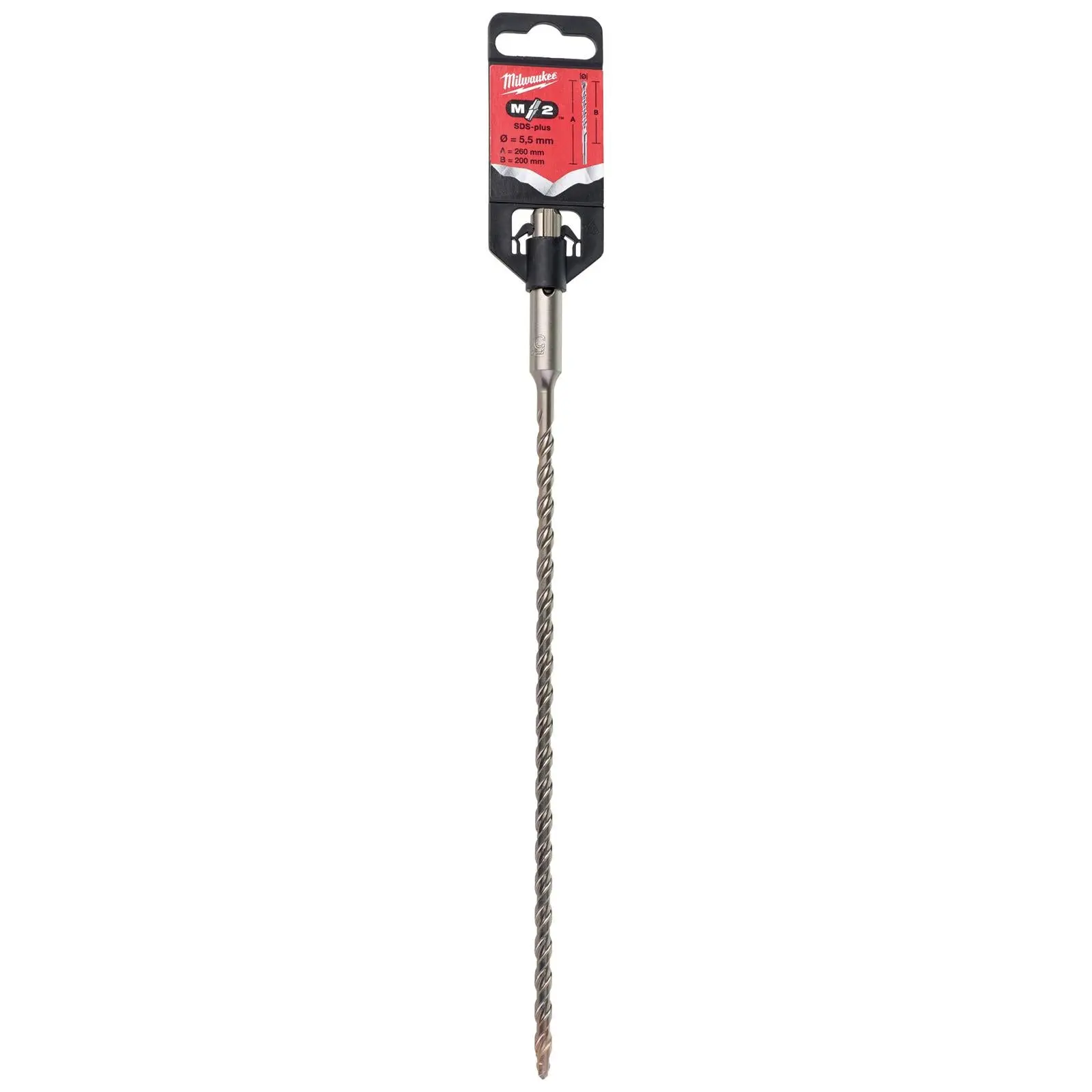 Milwaukee SDS Plus M2 Hammer Drill Bits 2 Cut 3-26 mm Diameter - Image 247