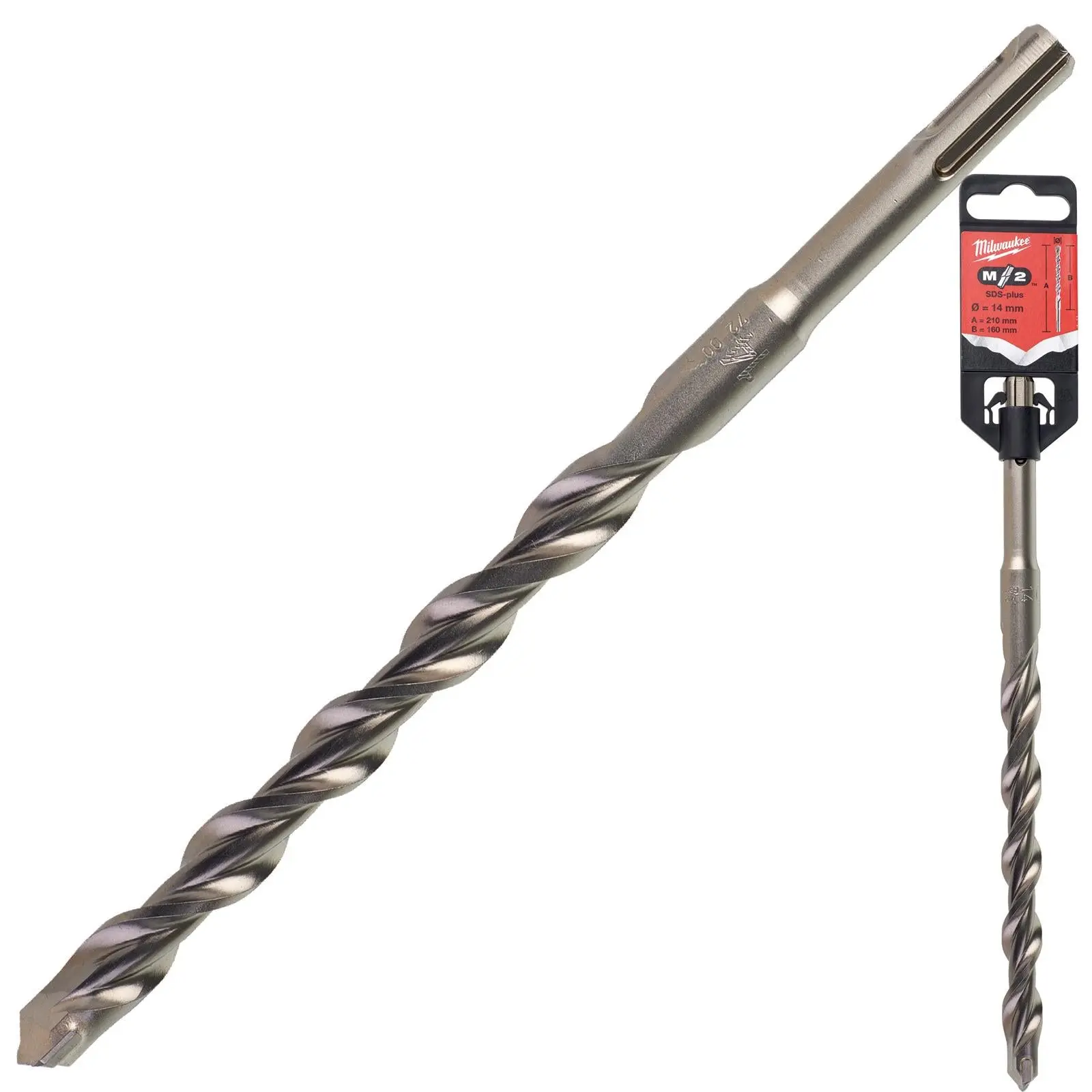 Milwaukee SDS Plus M2 Hammer Drill Bits 2 Cut 3-26 mm Diameter - Image 32