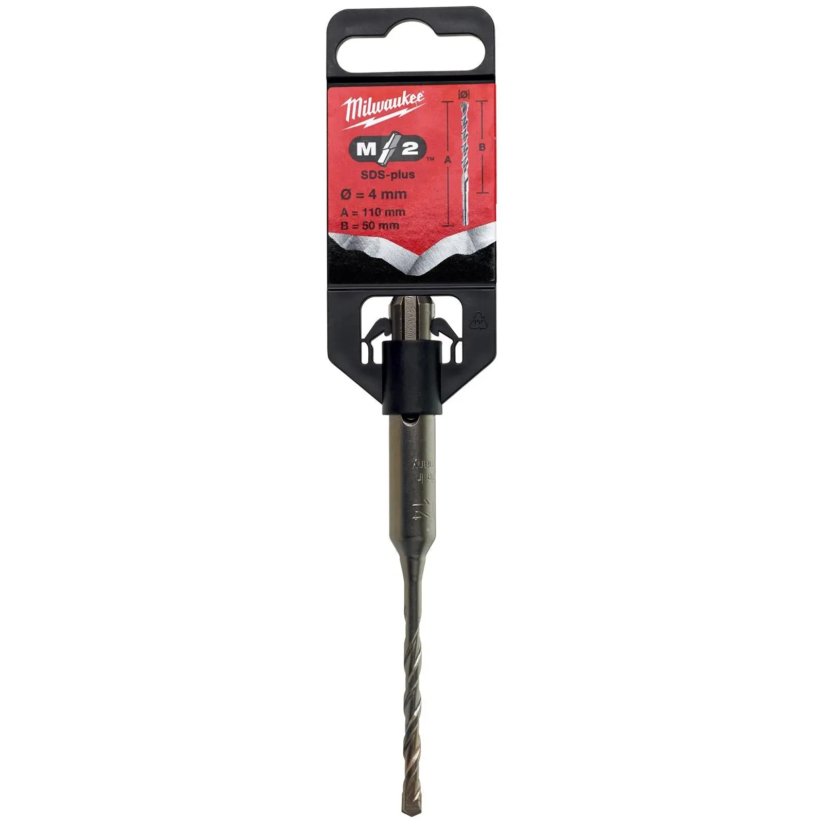 Milwaukee SDS Plus M2 Hammer Drill Bits 2 Cut 3-26 mm Diameter - Image 36