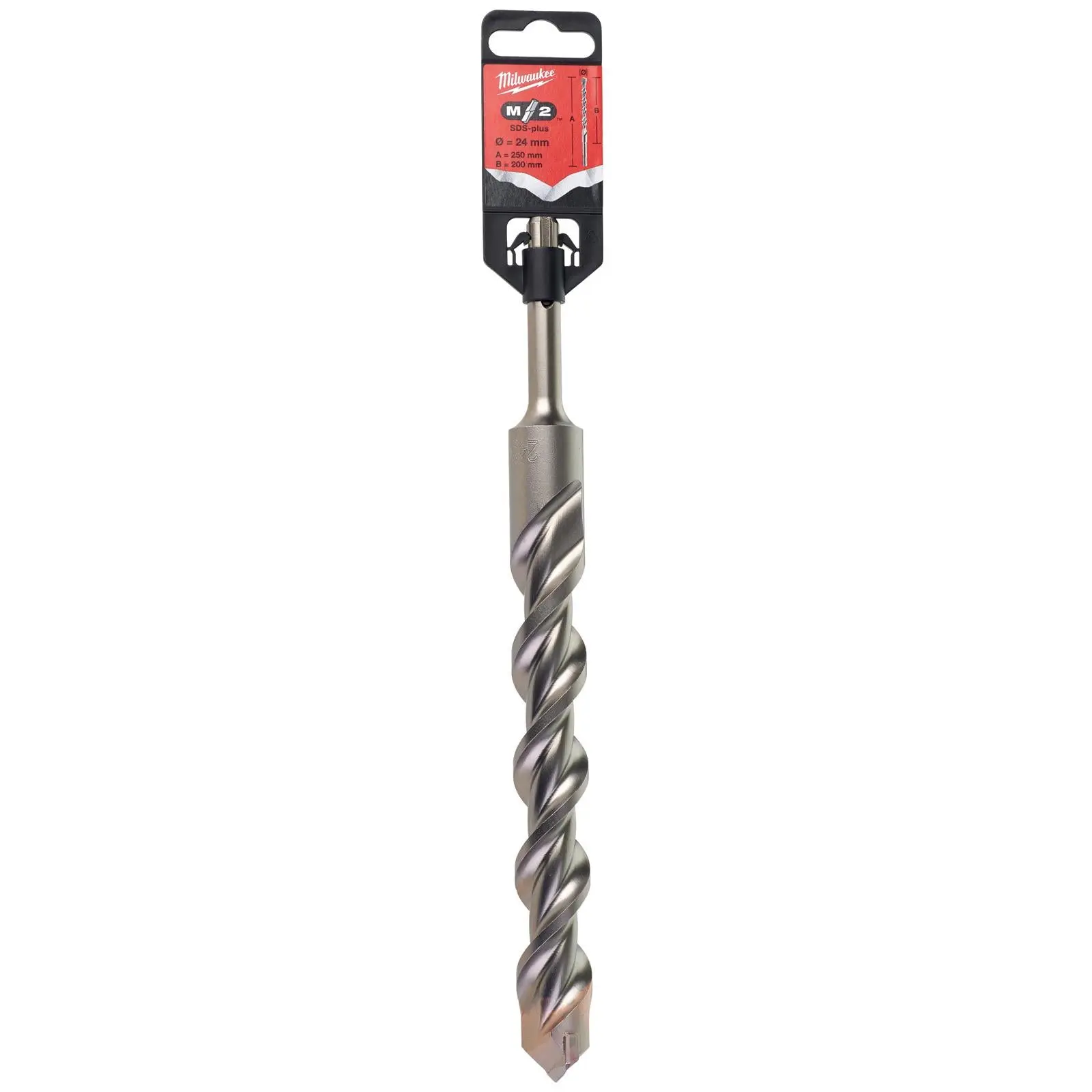 Milwaukee SDS Plus M2 Hammer Drill Bits 2 Cut 3-26 mm Diameter - Image 48
