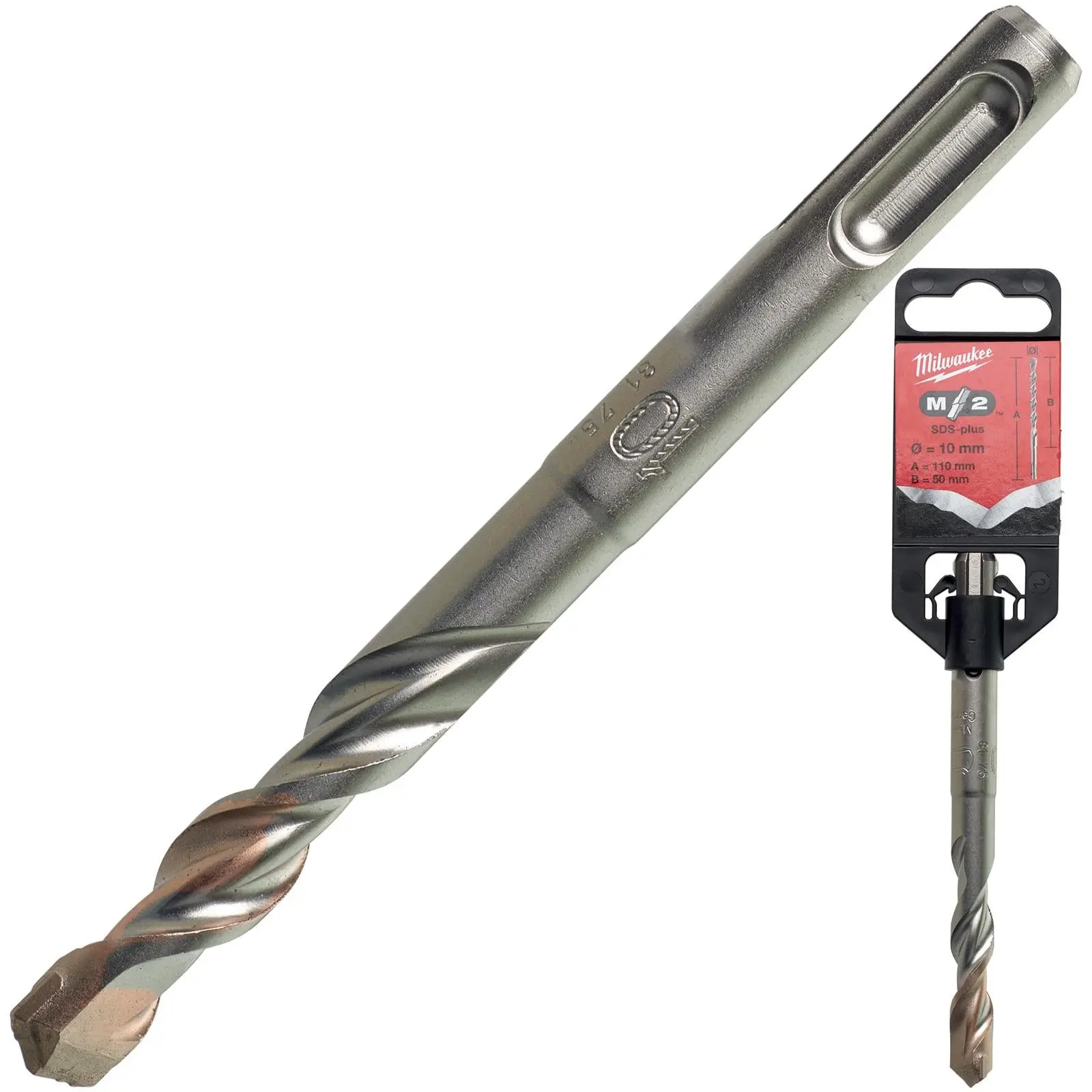Milwaukee SDS Plus M2 Hammer Drill Bits 2 Cut 3-26 mm Diameter - Image 80