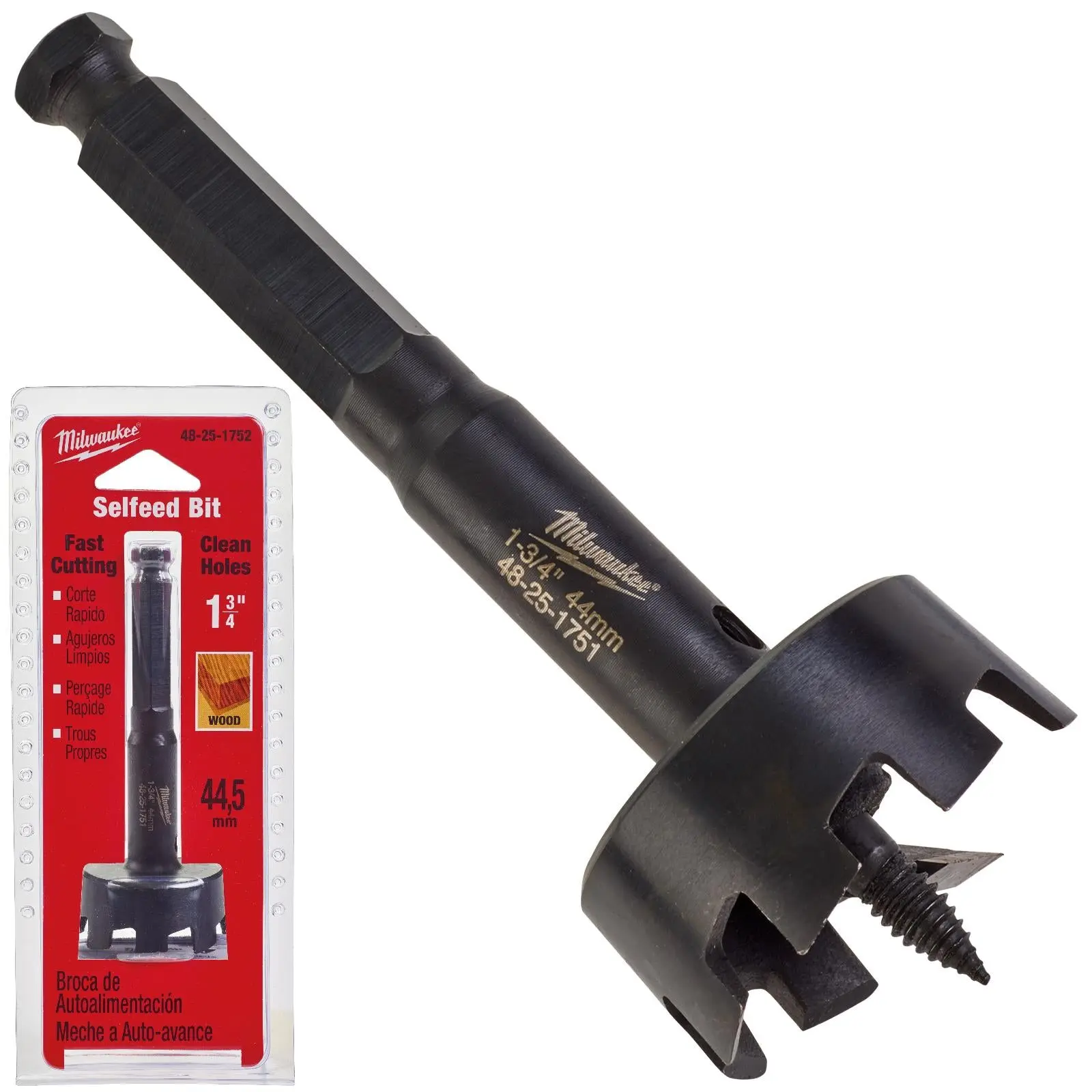Milwaukee Self Feed Forstner Wood Drill Bits 25.4-117mm - Image 8