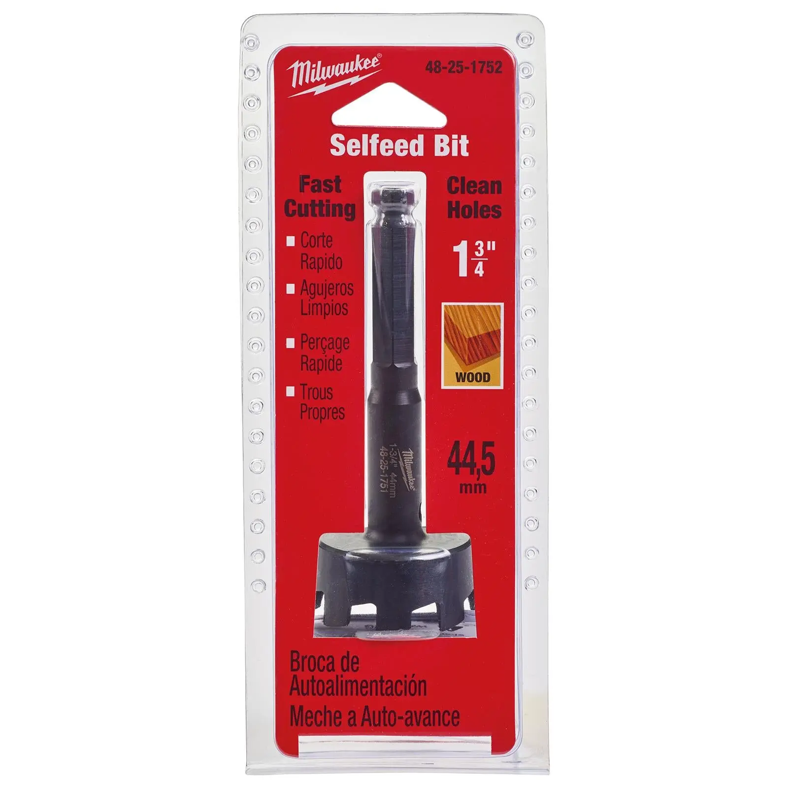 Milwaukee Self Feed Forstner Wood Drill Bits 25.4-117mm - Image 9