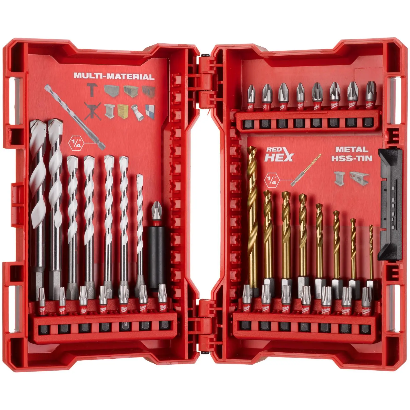 Milwaukee SHOCKWAVE Impact Duty Drill and Screwdriver Bit Set 39 Piece