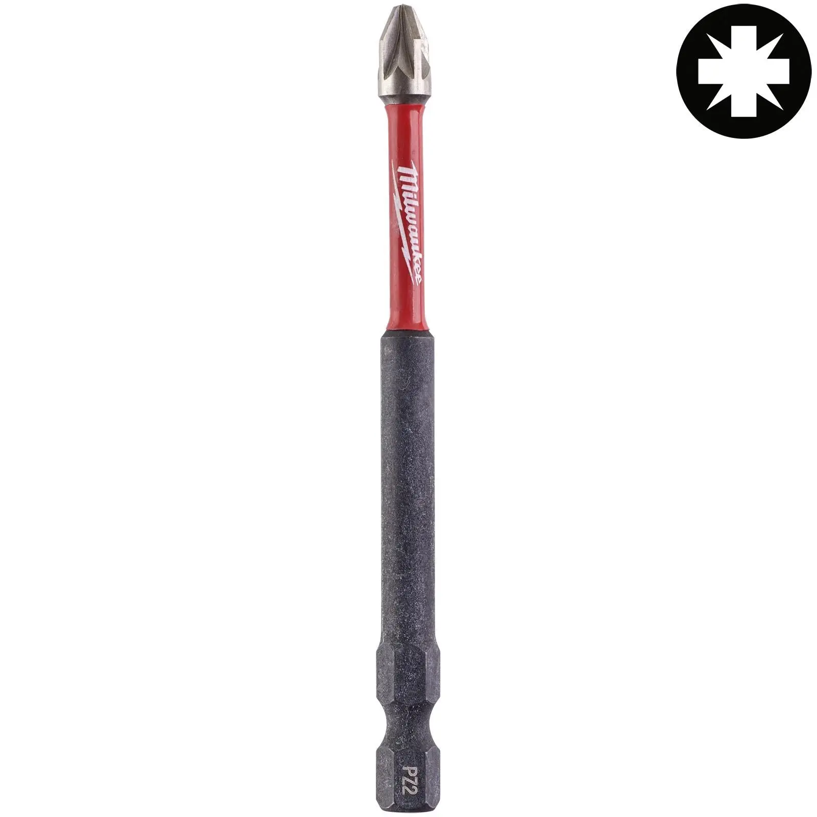 Milwaukee SHOCKWAVE Impact Duty Pozi PZ2 Screwdriver Bit 90mm
