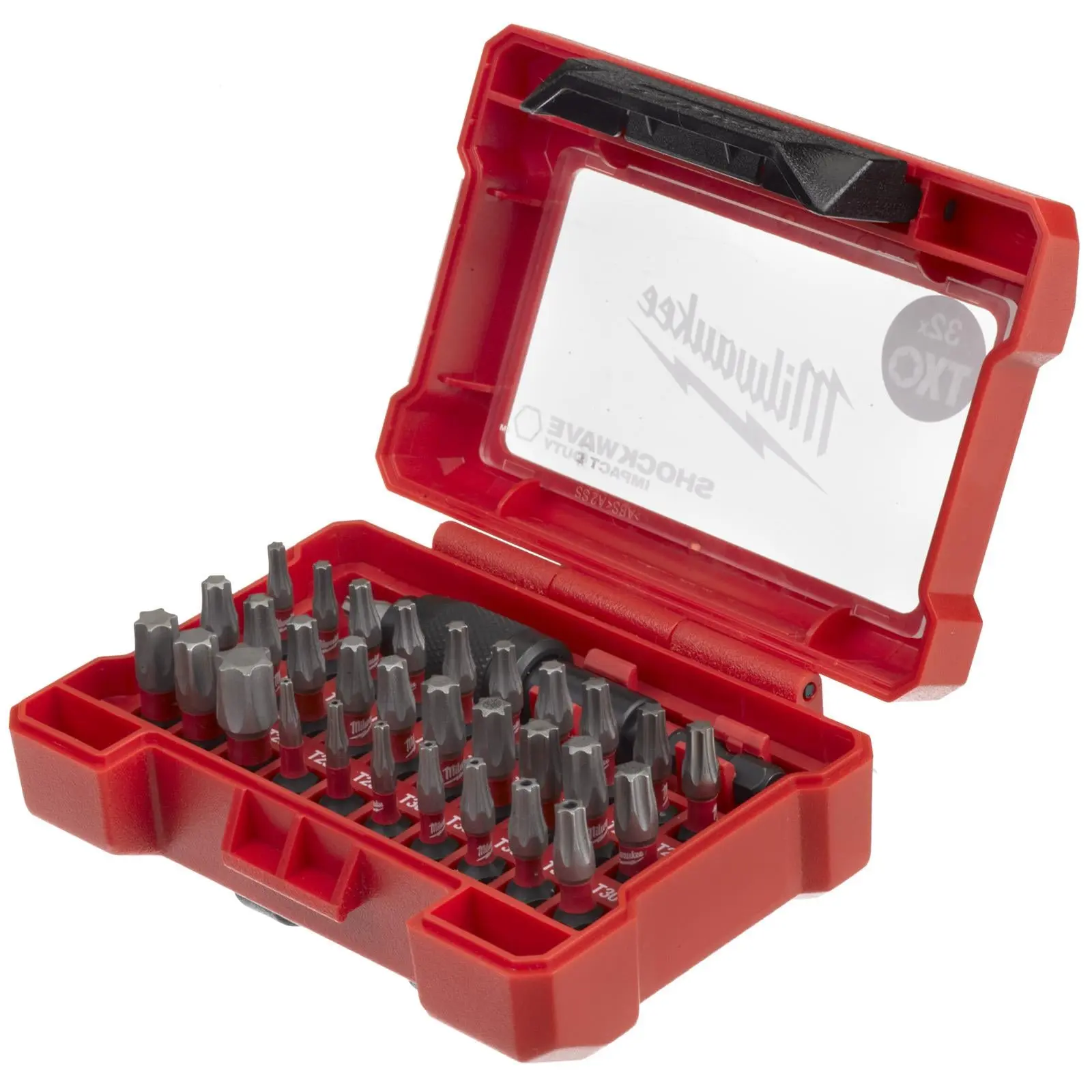 Milwaukee SHOCKWAVE Impact Duty Torx Screwdriver Bit Set 32 Piece in Case