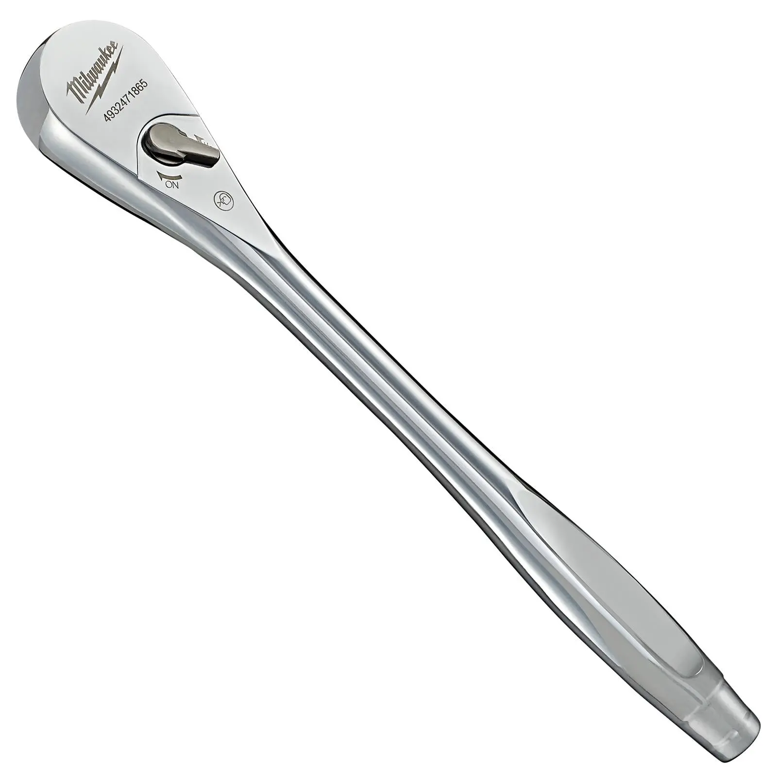 Milwaukee Socket Ratchet Wrench 1/2" Drive 90 Tooth 286mm - Image 2