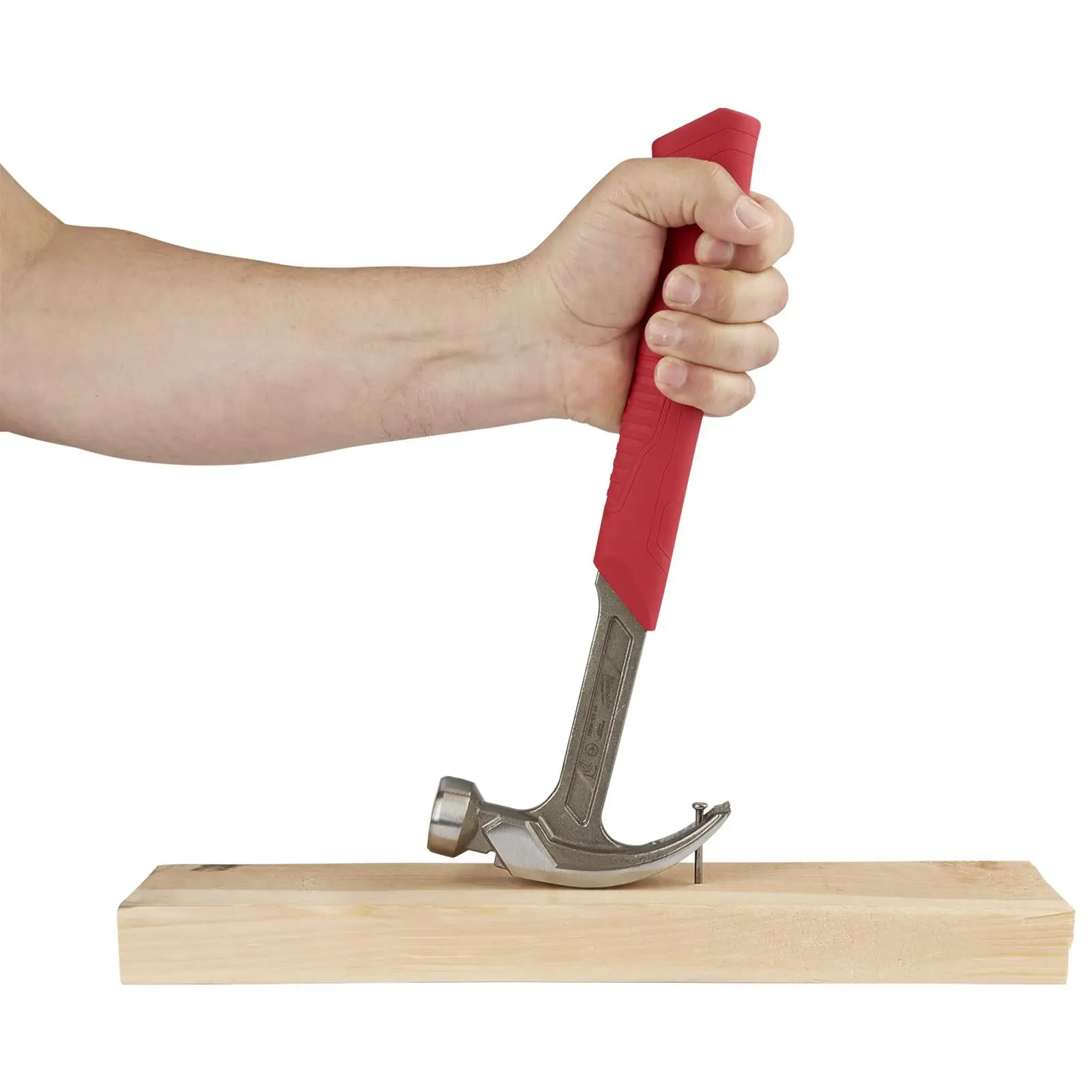Milwaukee Steel Curved Claw Hammer 20oz Magnetic Nail Starter - Image 6