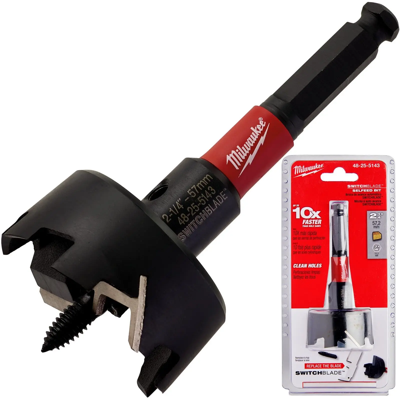 Milwaukee SWITCHBLADE Self Feed Forstner Wood Drill Bits - Image 5