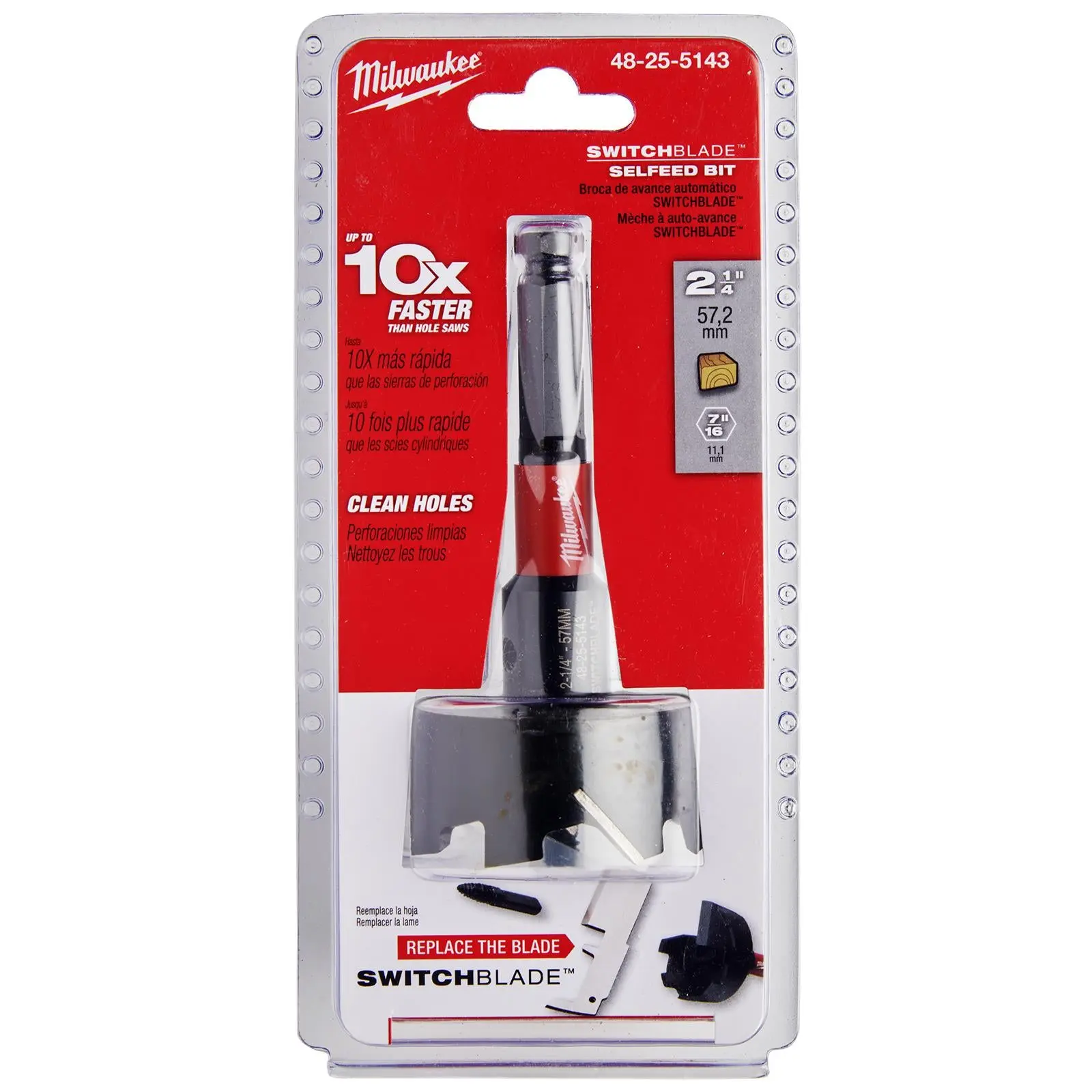 Milwaukee SWITCHBLADE Self Feed Forstner Wood Drill Bits - Image 6
