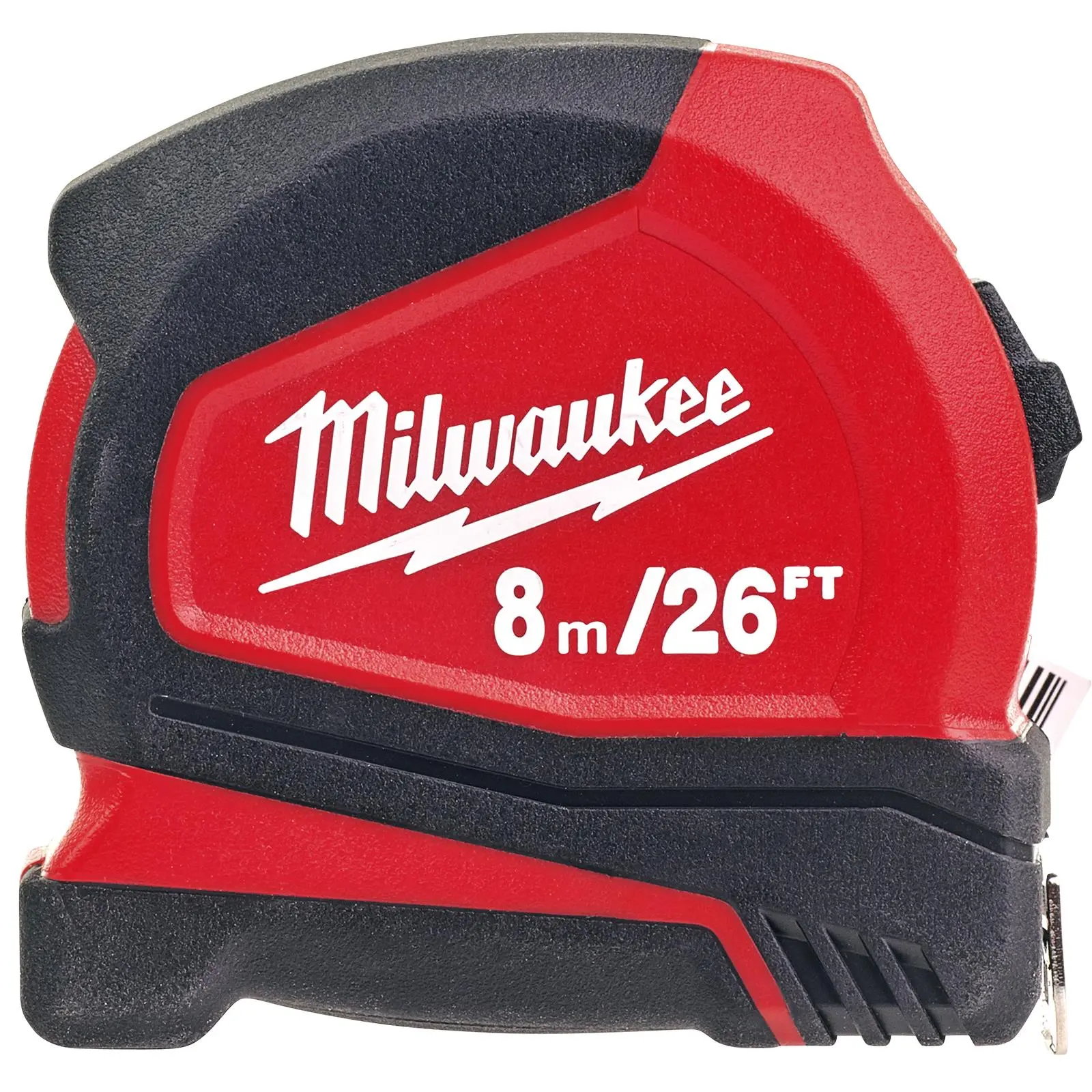 Milwaukee Tape Measure 8m 26ft Metric Imperial Pro Compact Pocket Tape 25mm Blade Width - Image 2